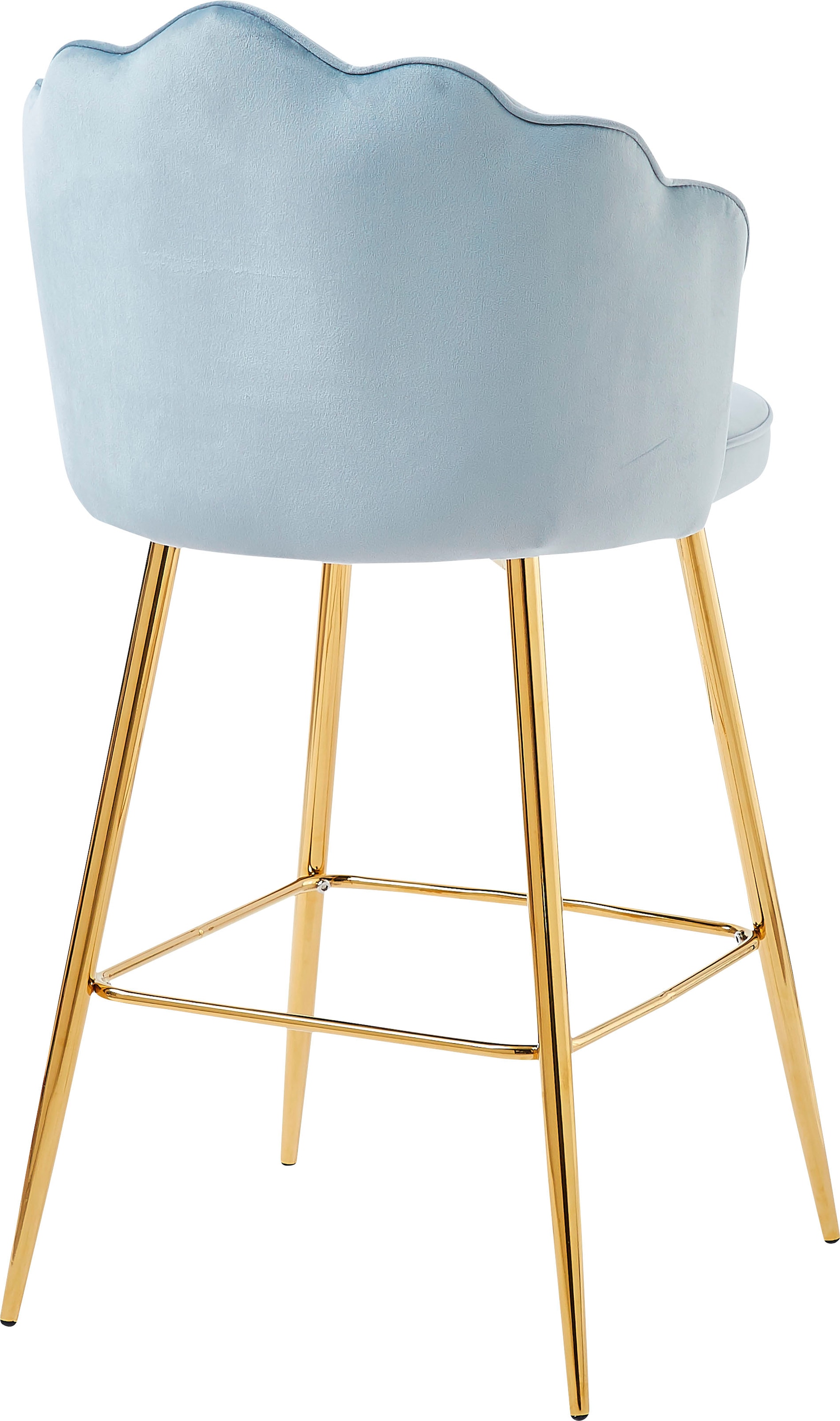 SalesFever Barhocker »Clam«, (Set, 2er Set), extravagantes Muscheldesign