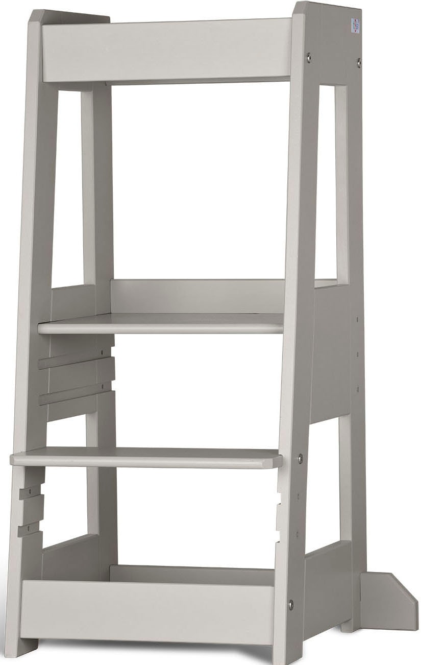 tiSsi® Stehhilfe »Lernturm Felix, Stromy grey«, Made in Europe mit 3 Jahren  XXL Garantie