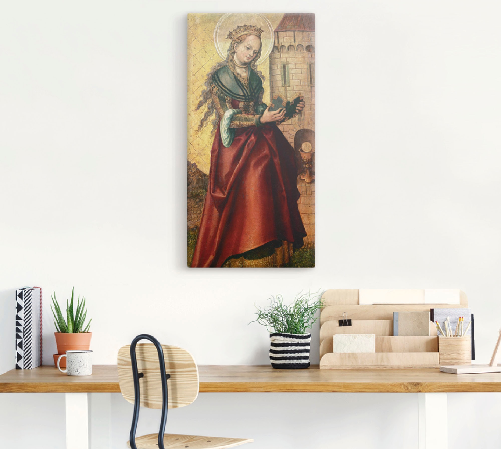 Artland Wandbild »Die heilige Barbara.«, Frau, (1 St.), als Leinwandbild, Poster in verschied. Größen