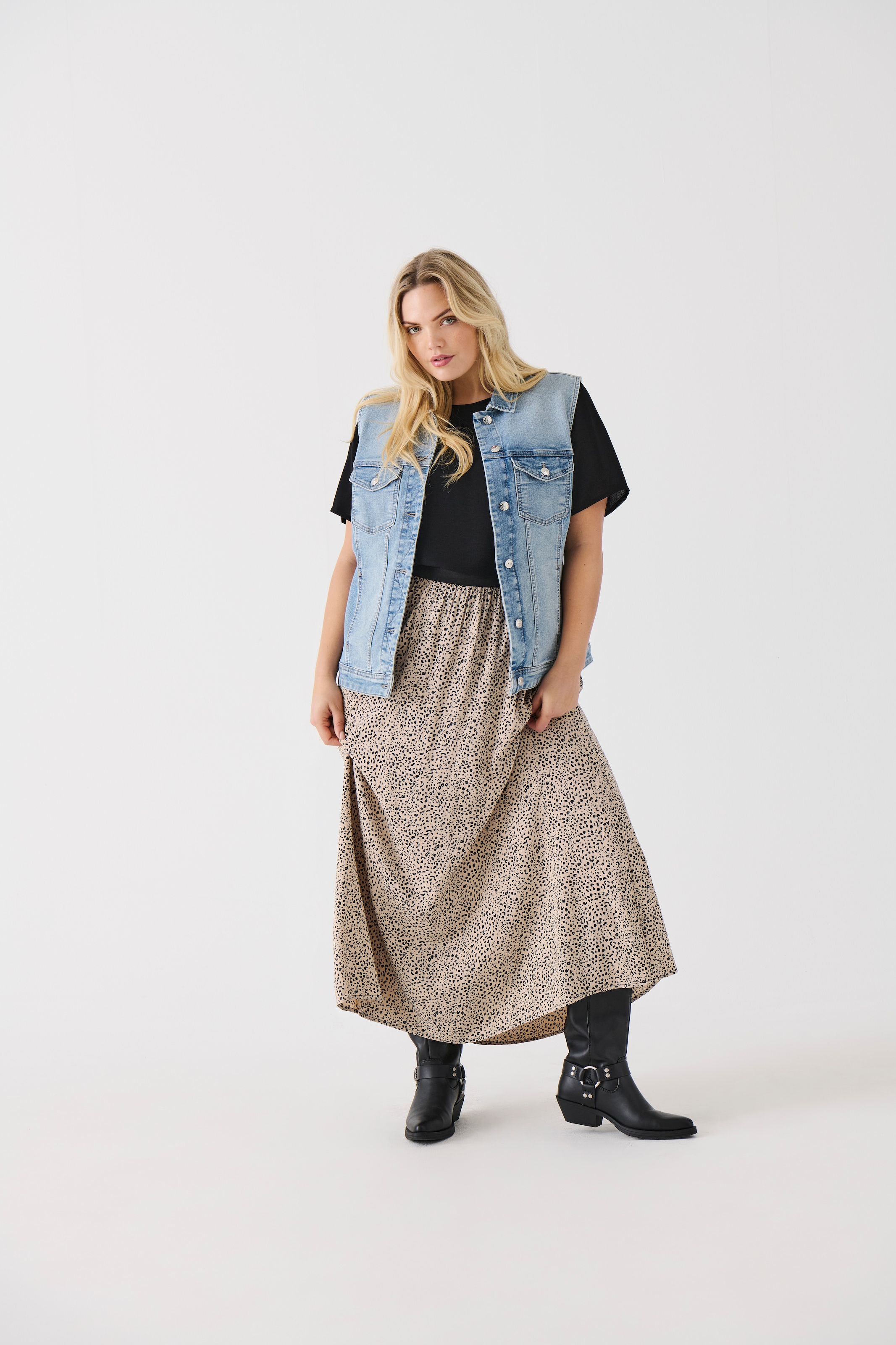 ONLY CARMAKOMA Maxirock »CARVENEDIG LIFE LONG SKIRT NOOS«