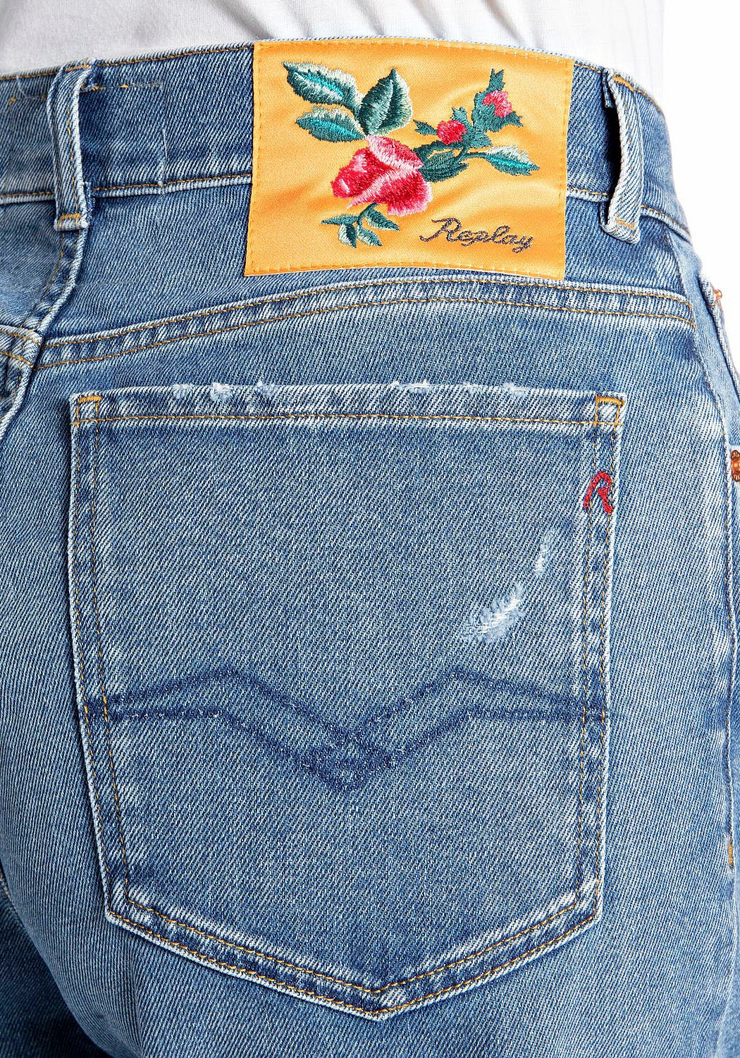 mit Look im Replay Kettendetail Straight-Jeans »KILEY«, ♕ bei Used