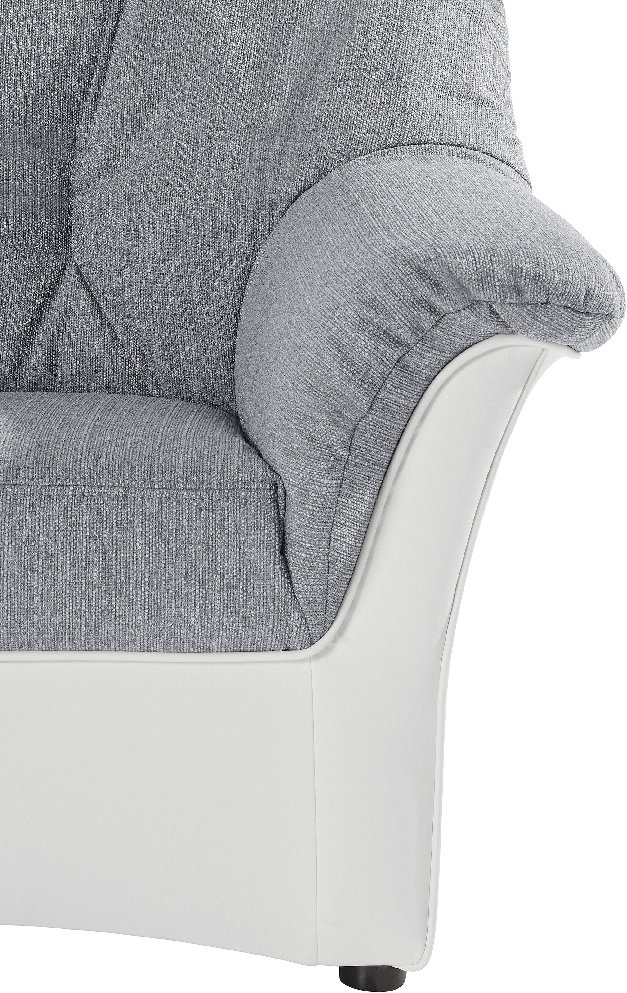 DOMO collection Sessel »Elva, zeitlose Formensprache, elegante Rückensteppung«, wahlweise mit Federkern