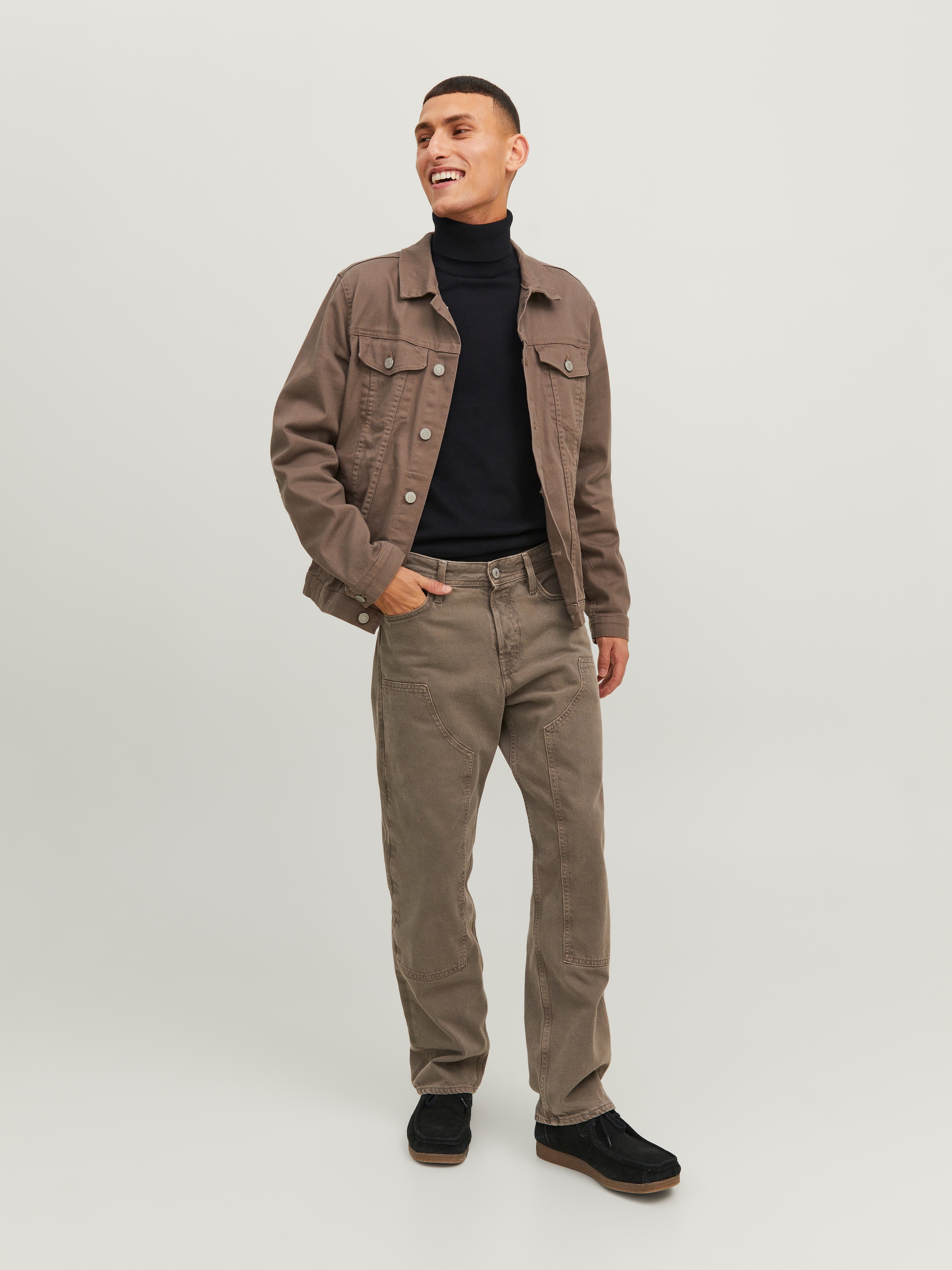 Jack & Jones Rollkragenpullover »JJEEMIL KNIT ROLL NECK NOOS« Baumwollmischung, regular fit