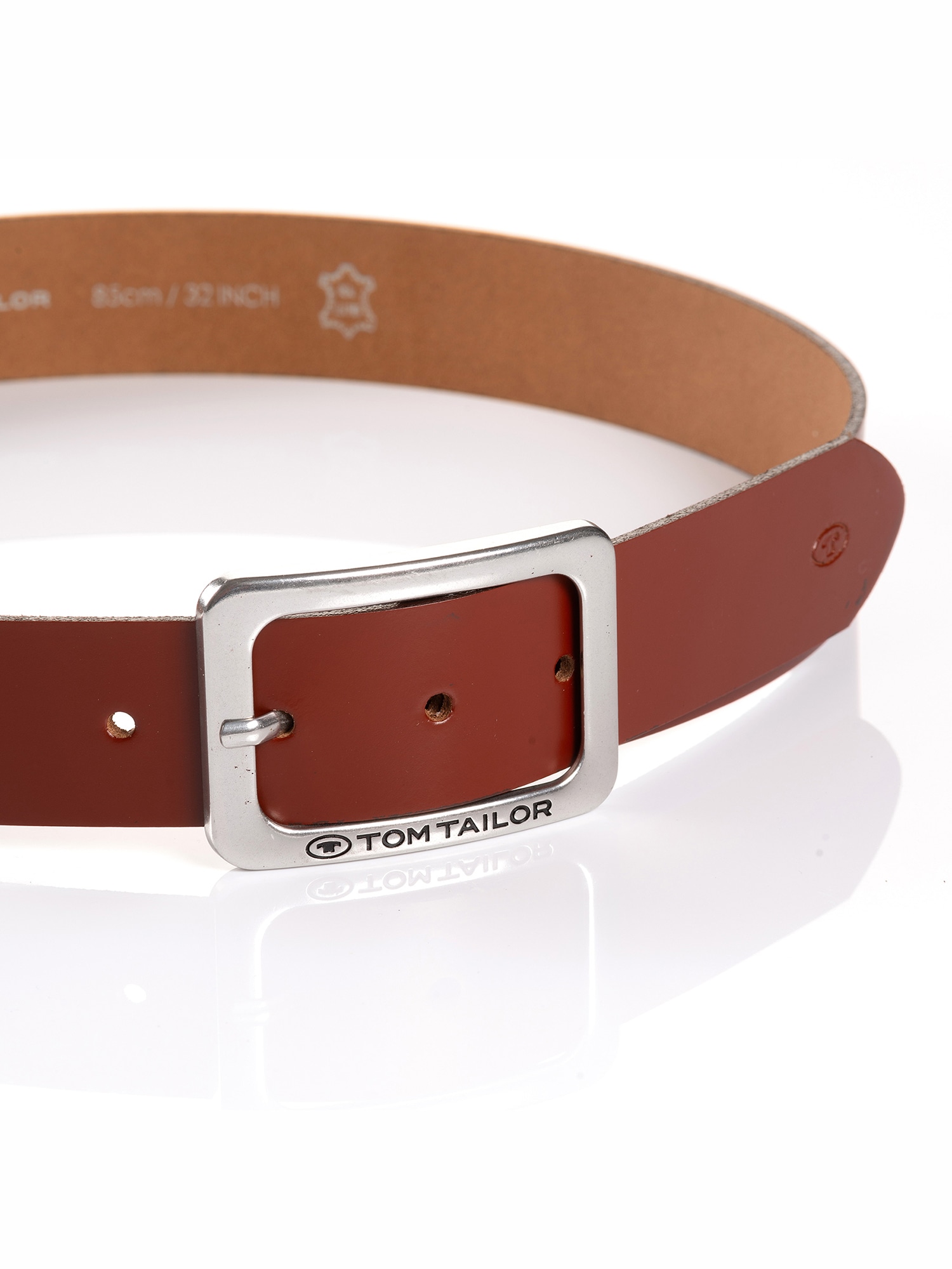 TOM TAILOR Ledergürtel »TTEVE«, 4 cm breiter Damen Ledergürtel, kalssiches Must-Have