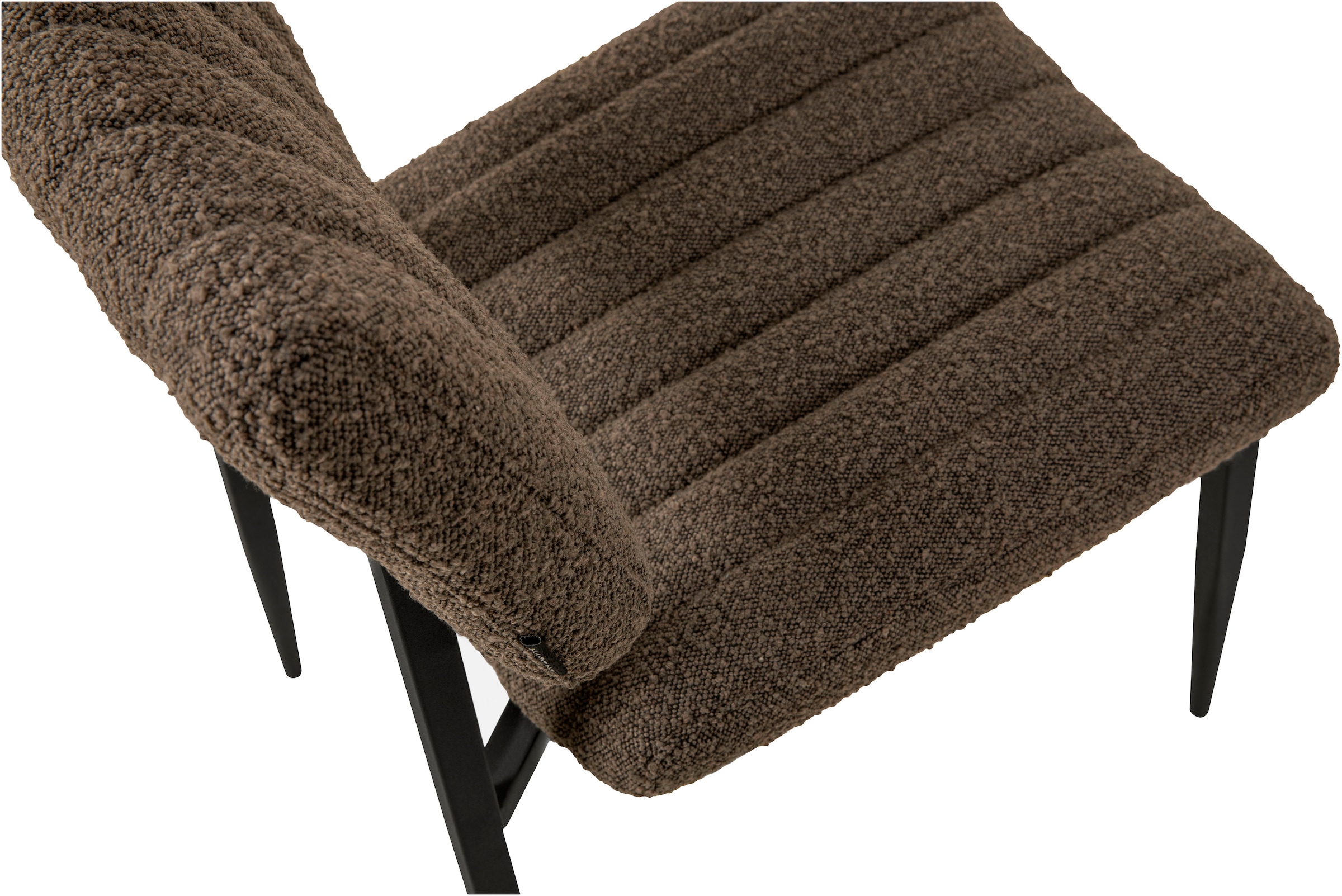 OMG Design Esszimmerstuhl »Dirk«, (Set), 2 St., Stoff, moderner Boucle Bezug, bequem gepolstert