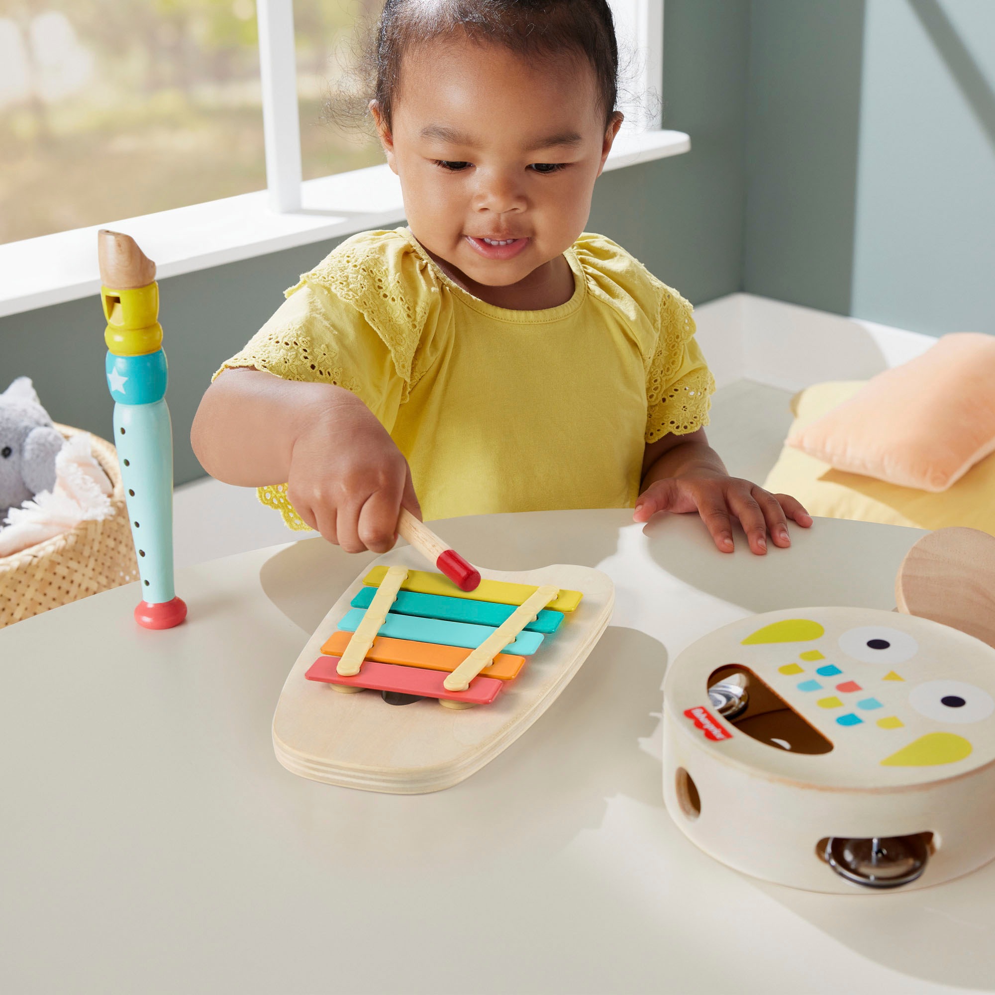 Fisher-Price® Spielzeug-Musikinstrument »Holzinstrumente«, (Set, 6 tlg.)