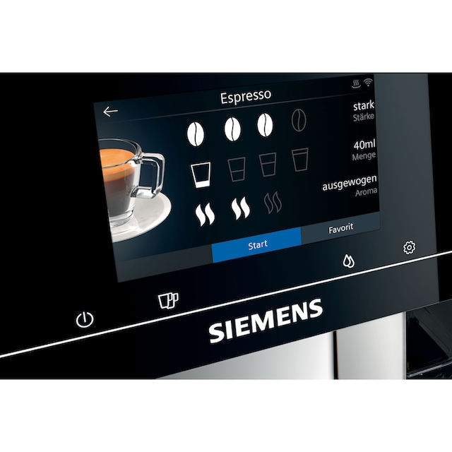 SIEMENS Kaffeevollautomat »EQ.700 classic TP705D01«, intuitives Full-Touch- Display, automatische Milchsystem-Reinigung mit 3 Jahren XXL Garantie