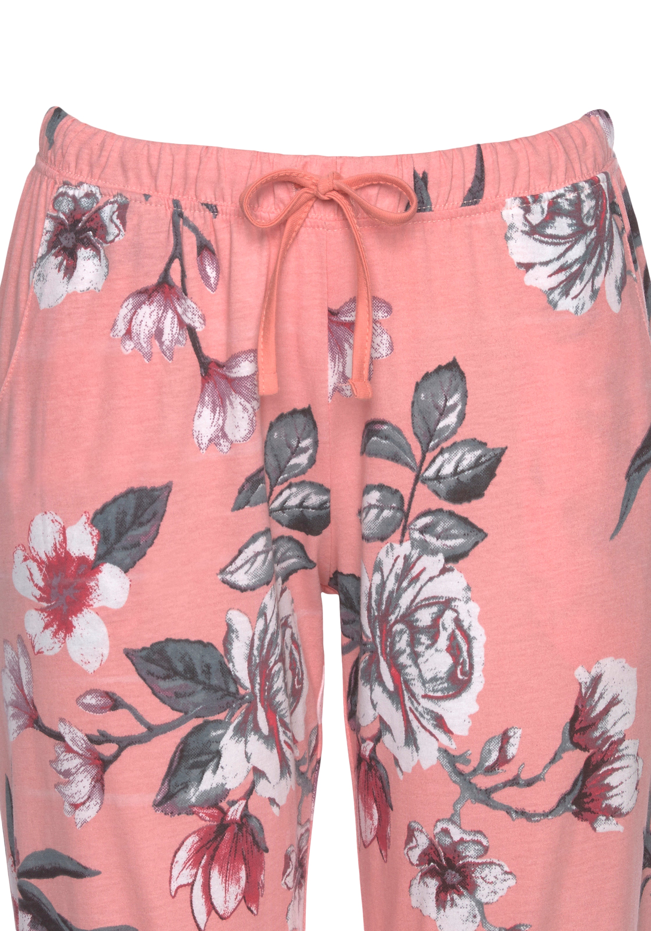 Vivance Dreams Pyjama 2-teilig, 2 tlg. mit Blumendruck