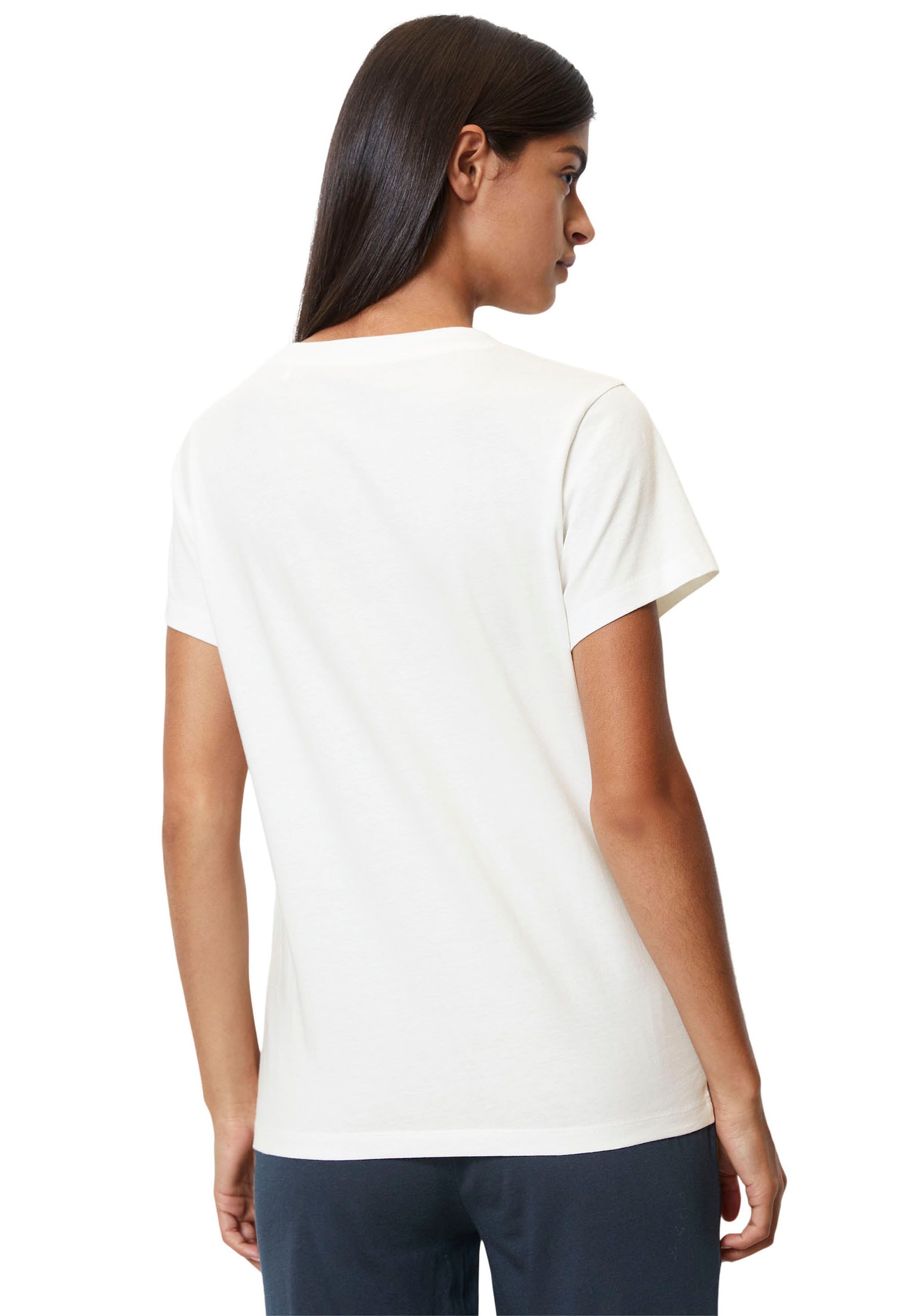 Marc O'Polo Unterziehshirt »Mix & Match Cotton-Woven« mit Logoprint auf der Brust