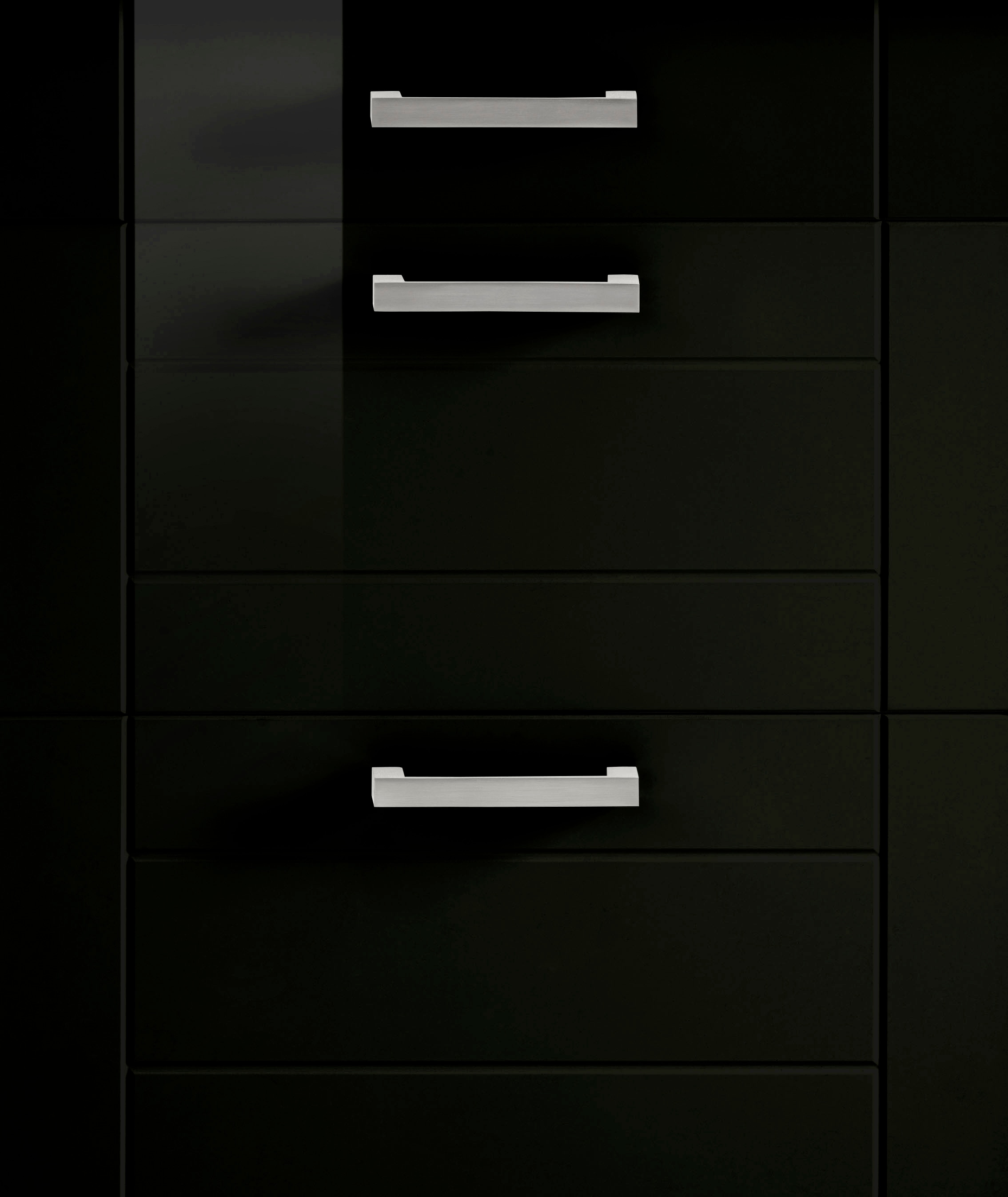 KOCHSTATION Unterschrank »KS-Tinnum« 180 cm breit, Metallgriffe, MDF Fronten, mit 3 Schubkästen, 6 Auszüge