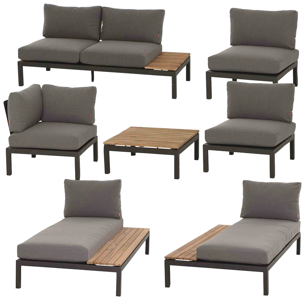 Siena Garden Garten-Essgruppe »Alvida« 7 Stk. tlg.