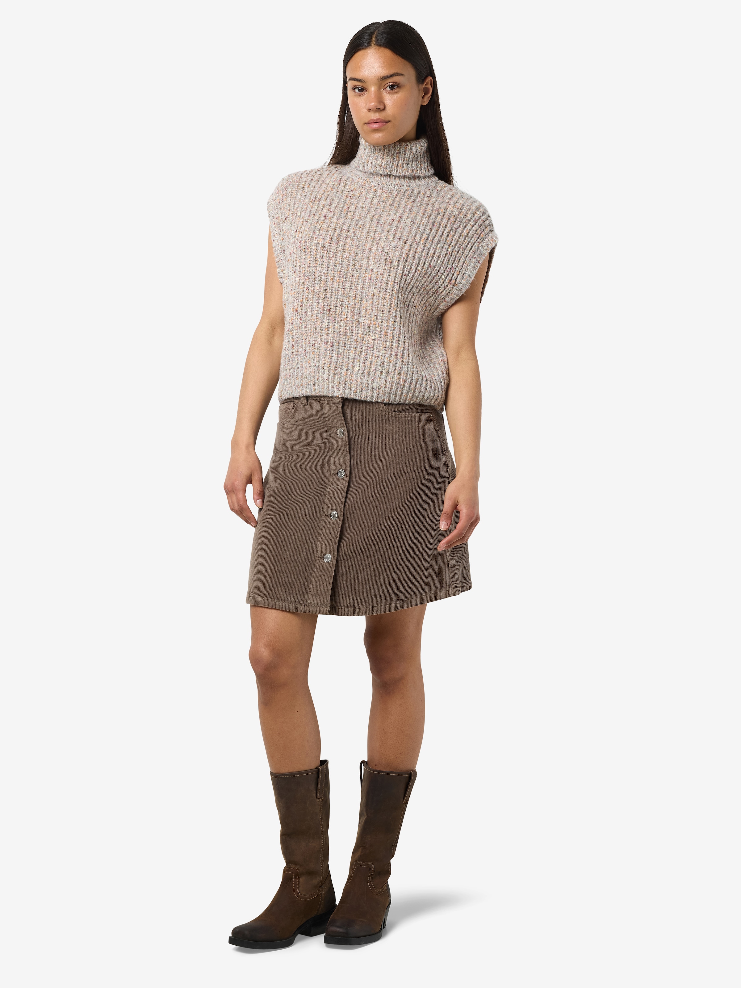 Noisy may Cordrock »NMRONNIE NW A SHAPE SKIRT CORDUROY NOOS«