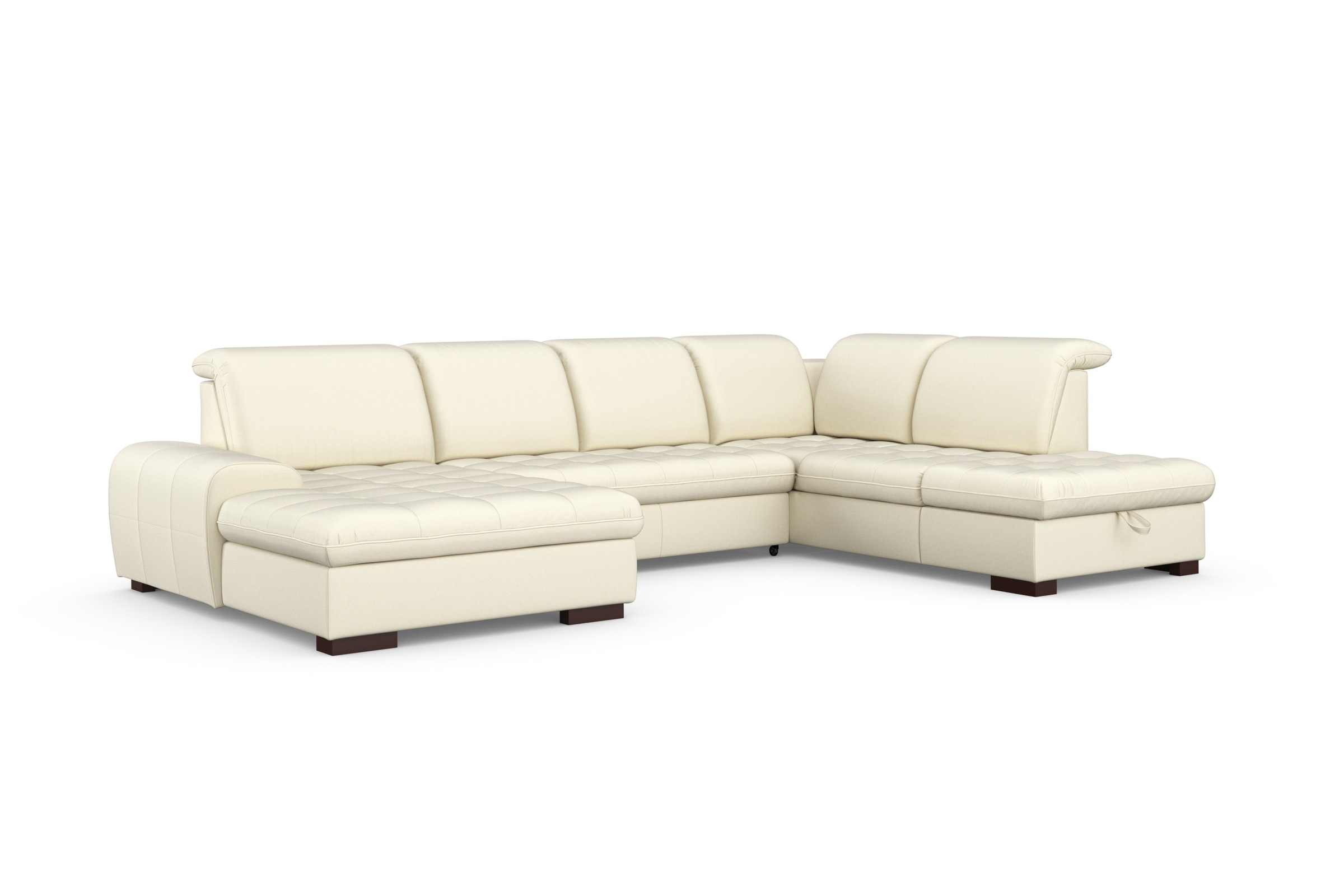 sit&more Wohnlandschaft »Luxor U-Form«, wahlweise mit Bettfunktion, Bettkasten und Kopfteilverstellung