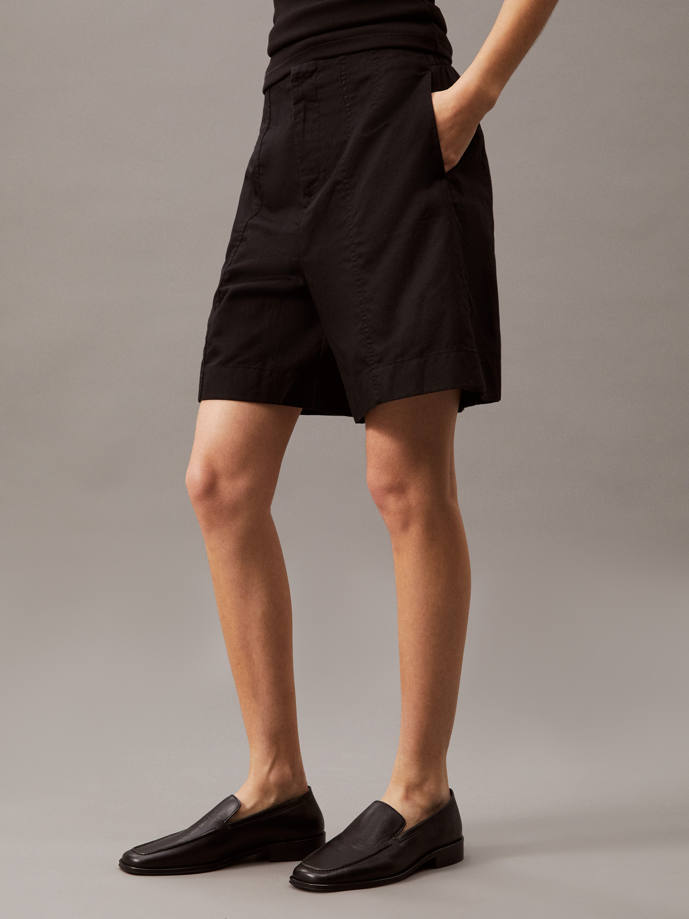 Calvin Klein Jeans Bermudas »SOFT LINEN SHORT«, im Bermuda-Stil