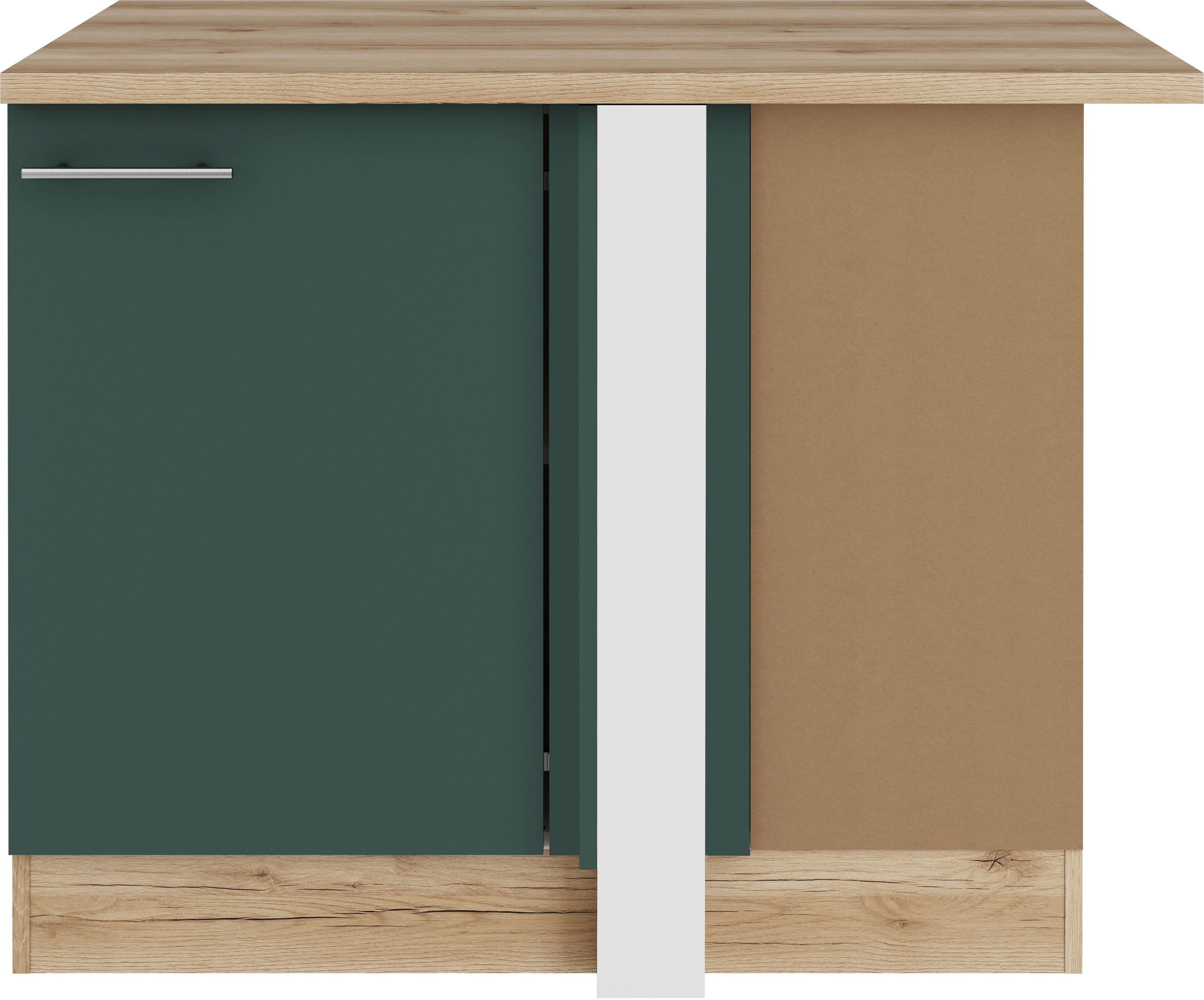 OPTIFIT Eckunterschrank »Bella«, Breite 100 cm, zur Weitergestaltung mit einem Geschirrspüler