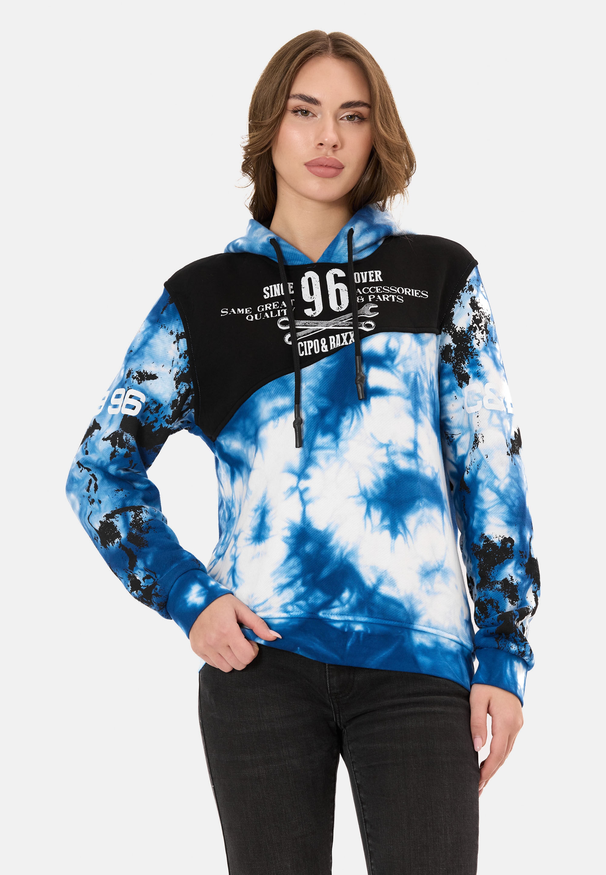 Cipo & Baxx Kapuzenpullover »WL382« mit Kapuze