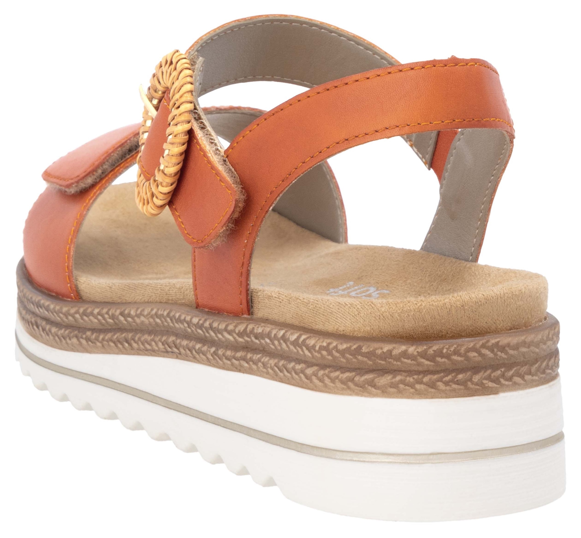 Remonte Keilsandalette, Sommerschuh, Riemchensandale mit praktischem Klettverschlüssen