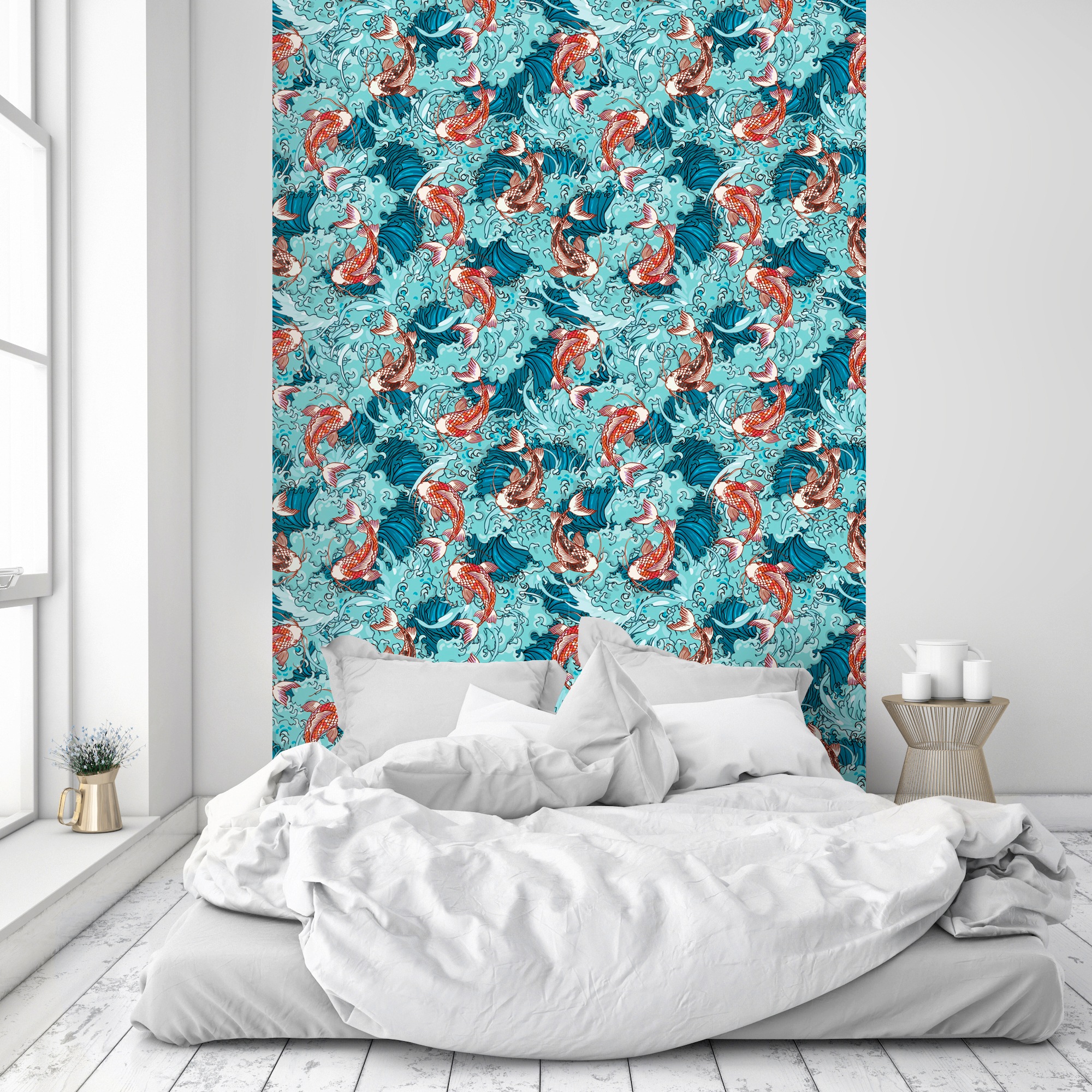 queence Vinyltapete »Nala«, animal print-Fellimitat-Motiv-bedruckt-Reptilienprägung-tropisch, 90x250cm, selbstklebend, kinderleichte Anbringung, Sticker