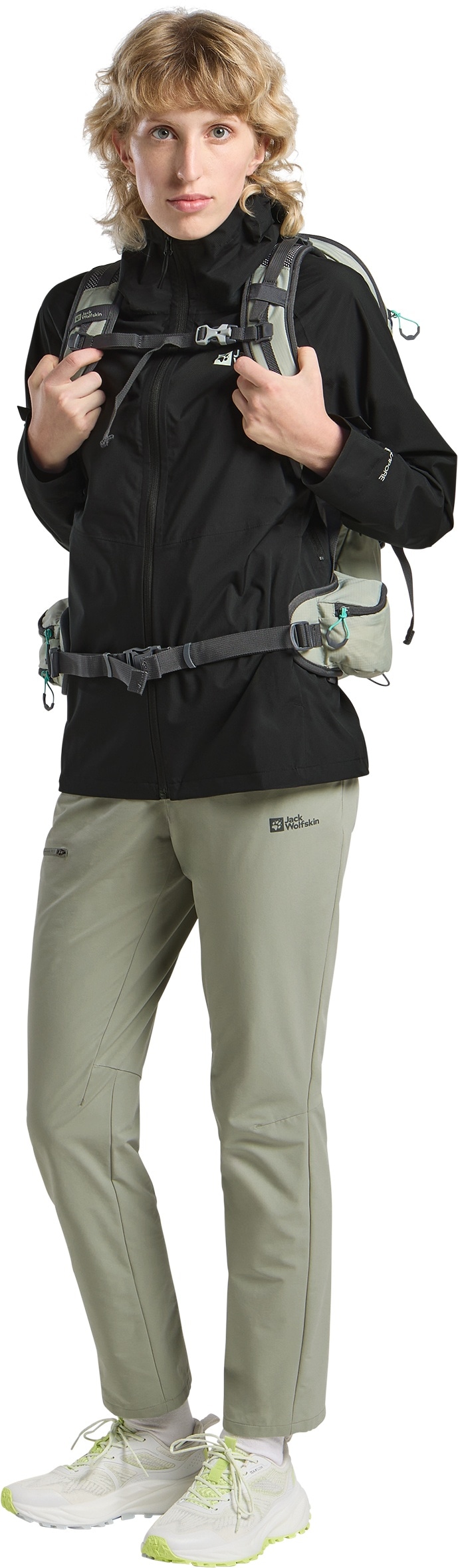 Jack Wolfskin Outdoorjacke »PRELIGHT 2.5L LT JKT W«, mit Kapuze