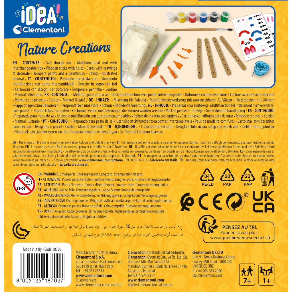 Clementoni® Kreativset »idea! Basteln mit der Natur«