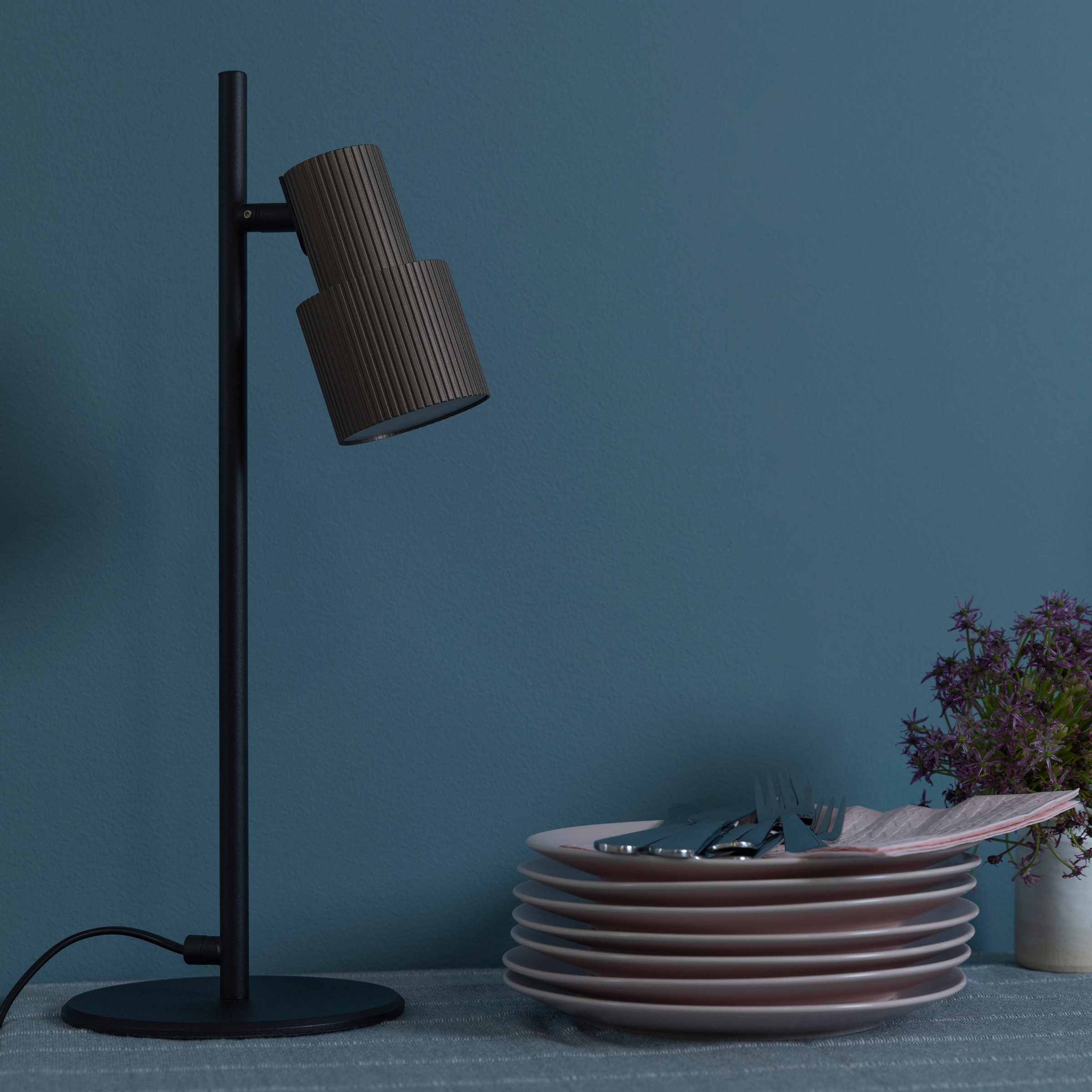 Brilliant Tischleuchte »Cadiz« GU10 1 Stk. 42 x 15 x 23 cm, GU10 Fassung, schwenkbar, Aluminium