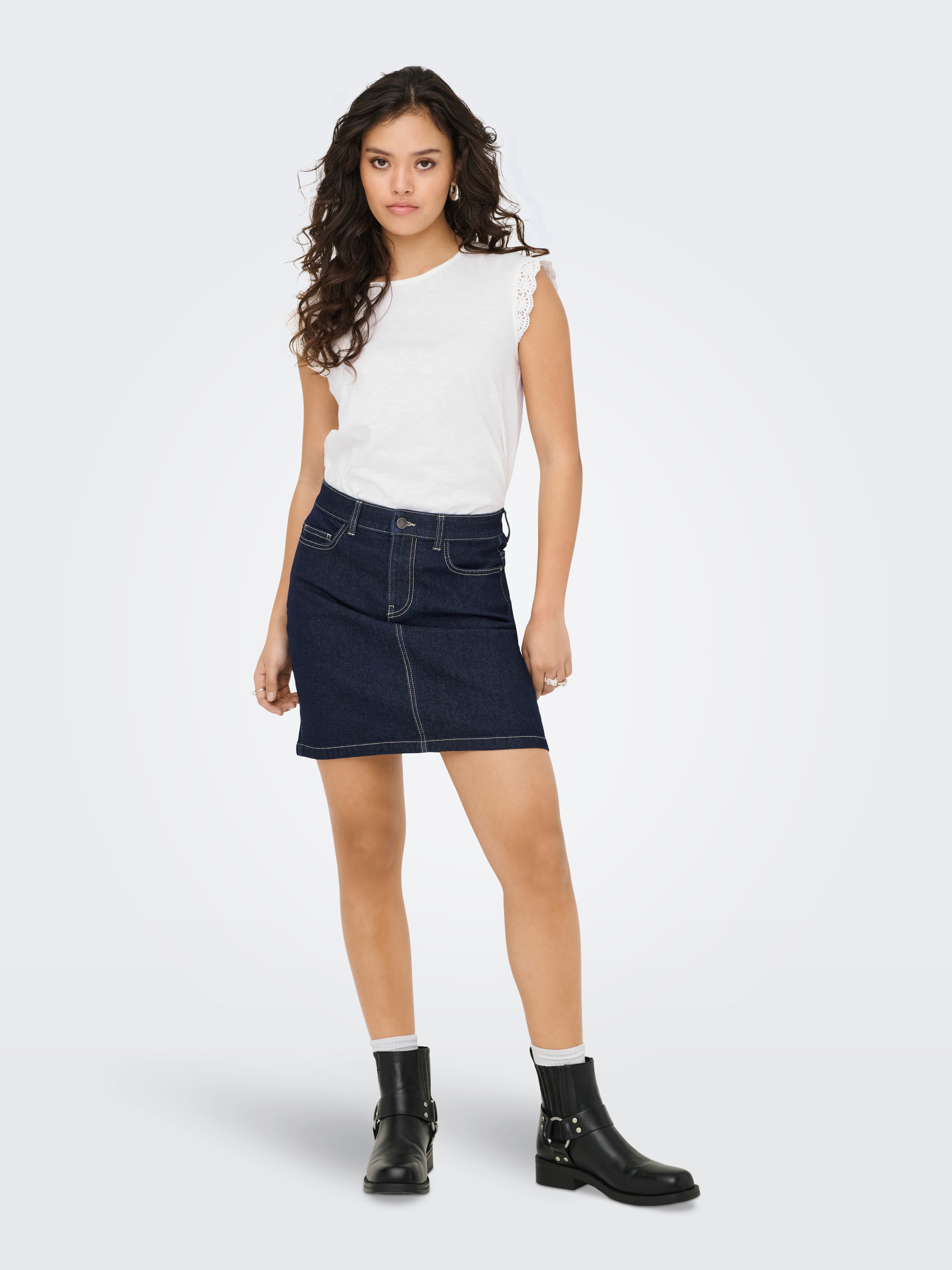 JDY Shirttop »JDYSALVA LIFE S/L CROCHET TOP JRS«