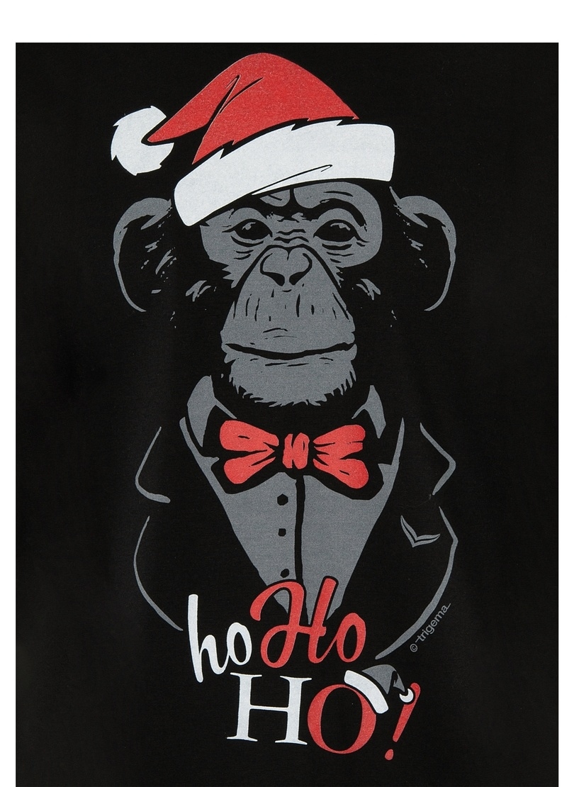 Trigema T-Shirt »TRIGEMA T-Shirt mit weihnachtlichem Motiv«