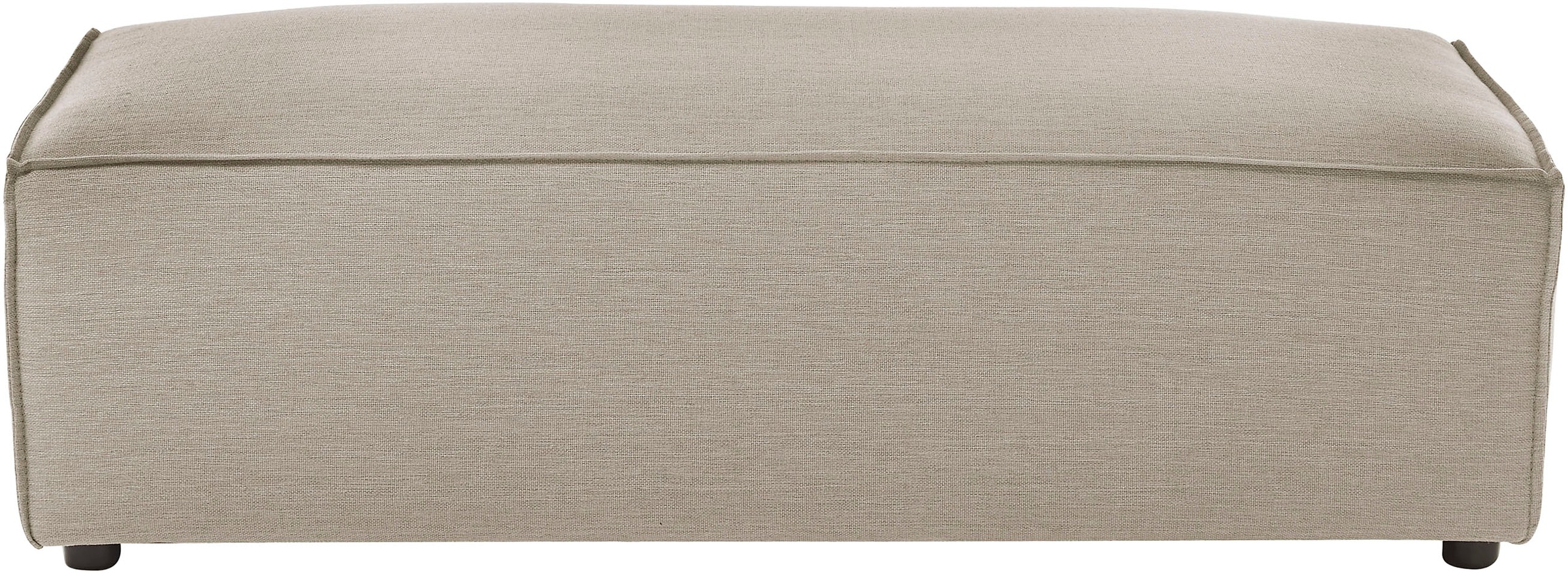 Home affaire Hocker »NEU: SHERWOOD XXL, Polsterhocker, Cord, Webstoff«, rechteckig, bequemer Sitzkomfort, 130/60/44 cm, Krokodilverbinder