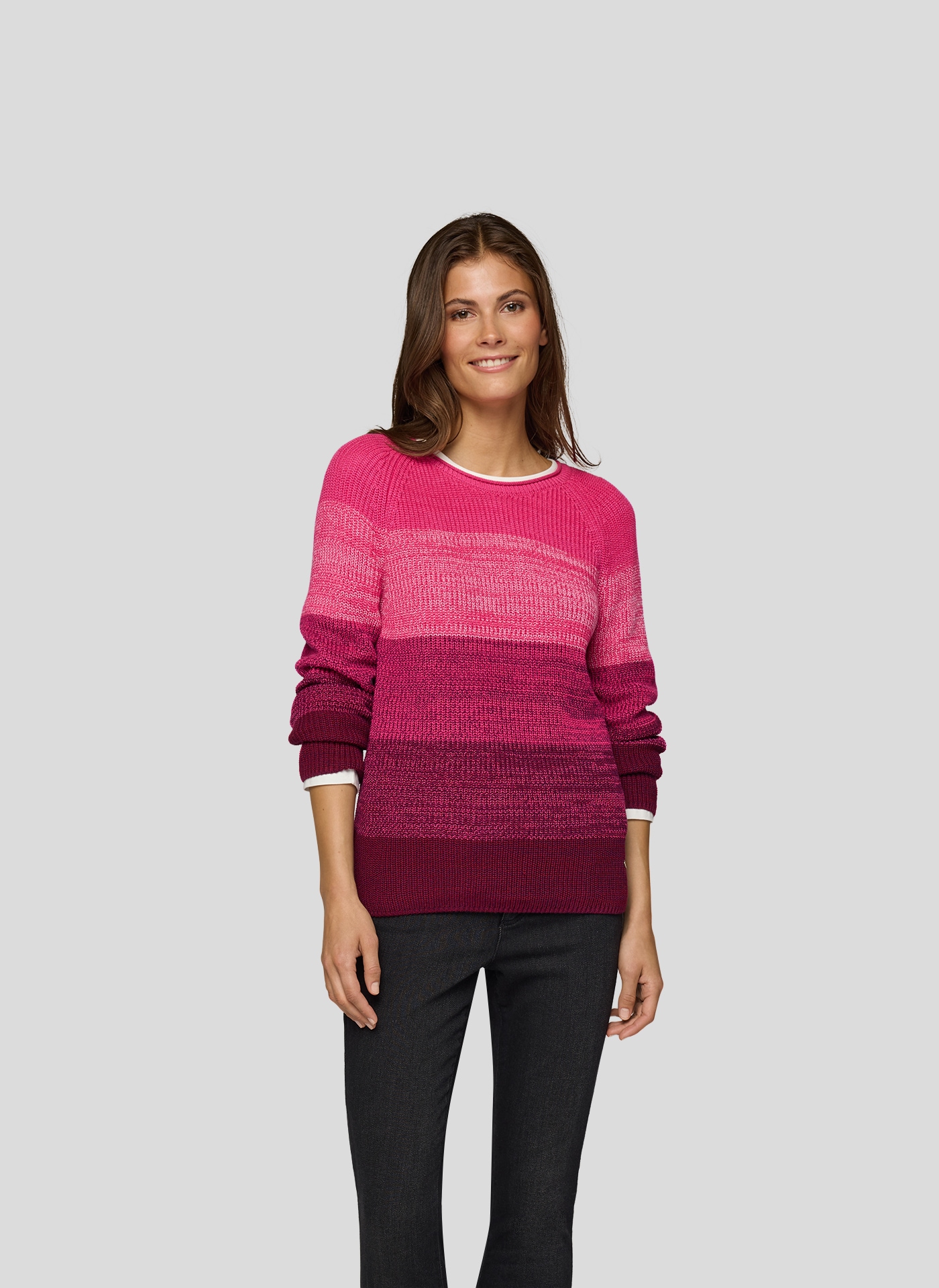 Rabe Strickpullover mit Colorblocking
