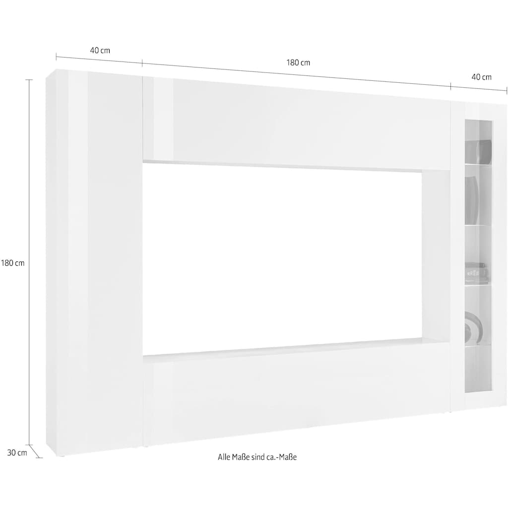 INOSIGN Wohnwand »Maruska«, (Set, 4 St.)