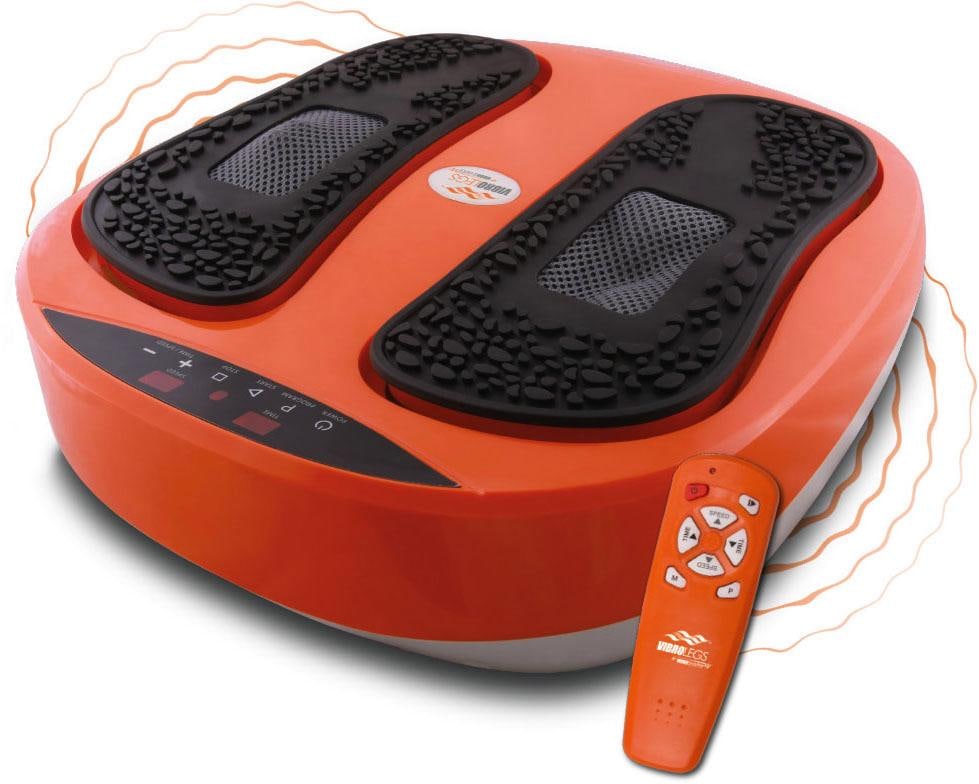 MediaShop Vibrationsplatte »VibroLegs«, 30 W, 10 Intensitätsstufen, (3 tlg., mit Trainingsplan)