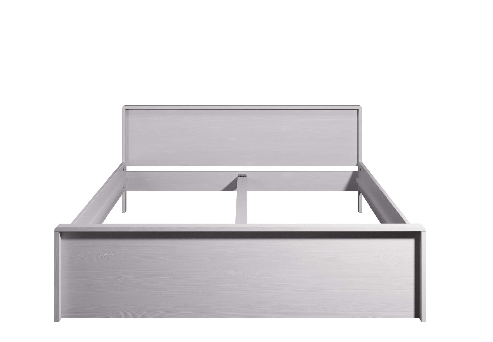 Home affaire Massivholzbett »Luven, hohe Belastbarkeit! FSC® zertifiziertes Massivholz«, (Breite/Belastbarkeit 180cm/220 KG, 140cm/180 KG), aus massiver Kiefer im schlichten Design
