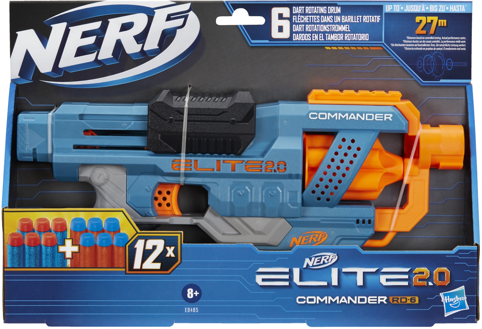 NERF Elite 2.0 Double Punch motorisiert Blaster mit 50 Darts