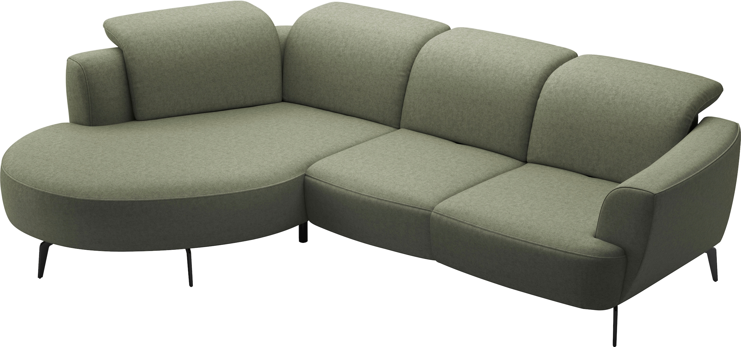 sit&more Ecksofa »Zoe« ink.Sitztiefenverstellung, wahlweise mit Kopfteilverstellung