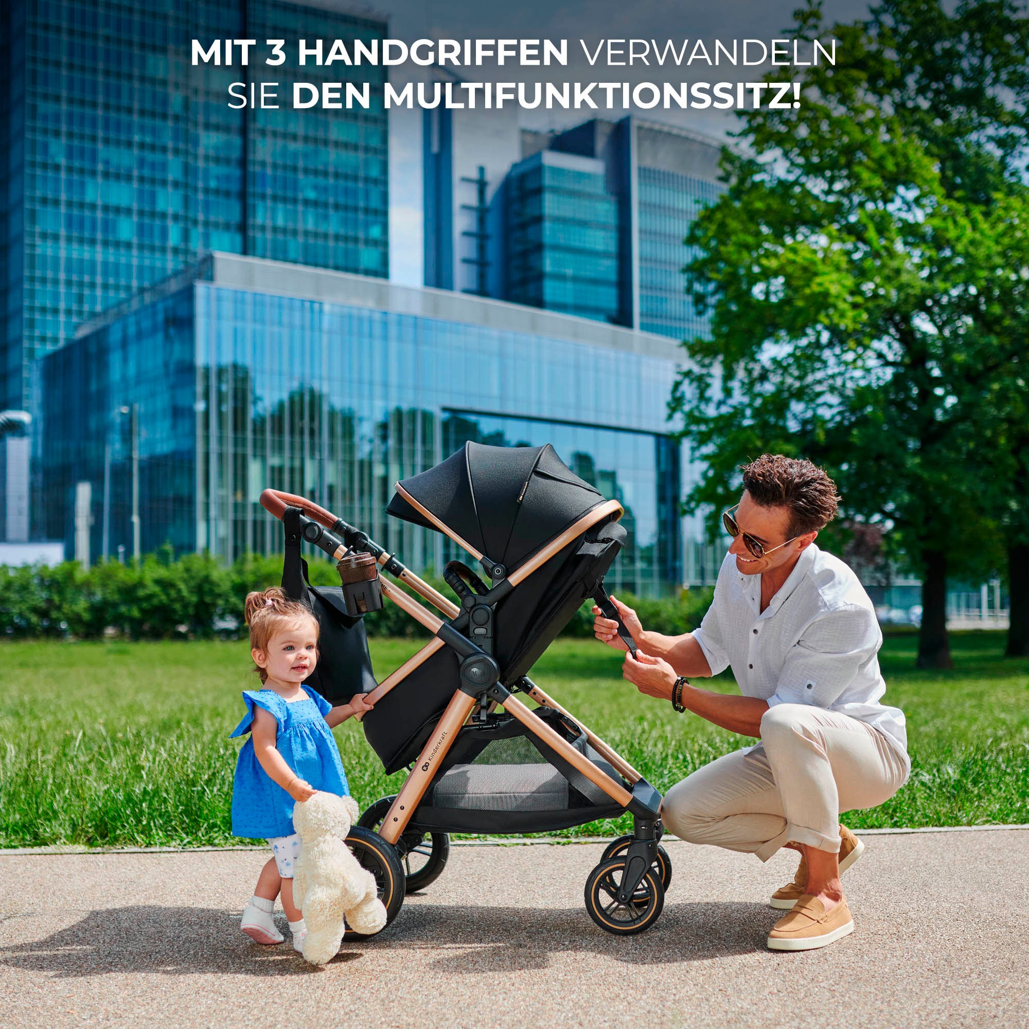 Kinderkraft Kombi-Kinderwagen »ESME 3IN1« 25 kg
