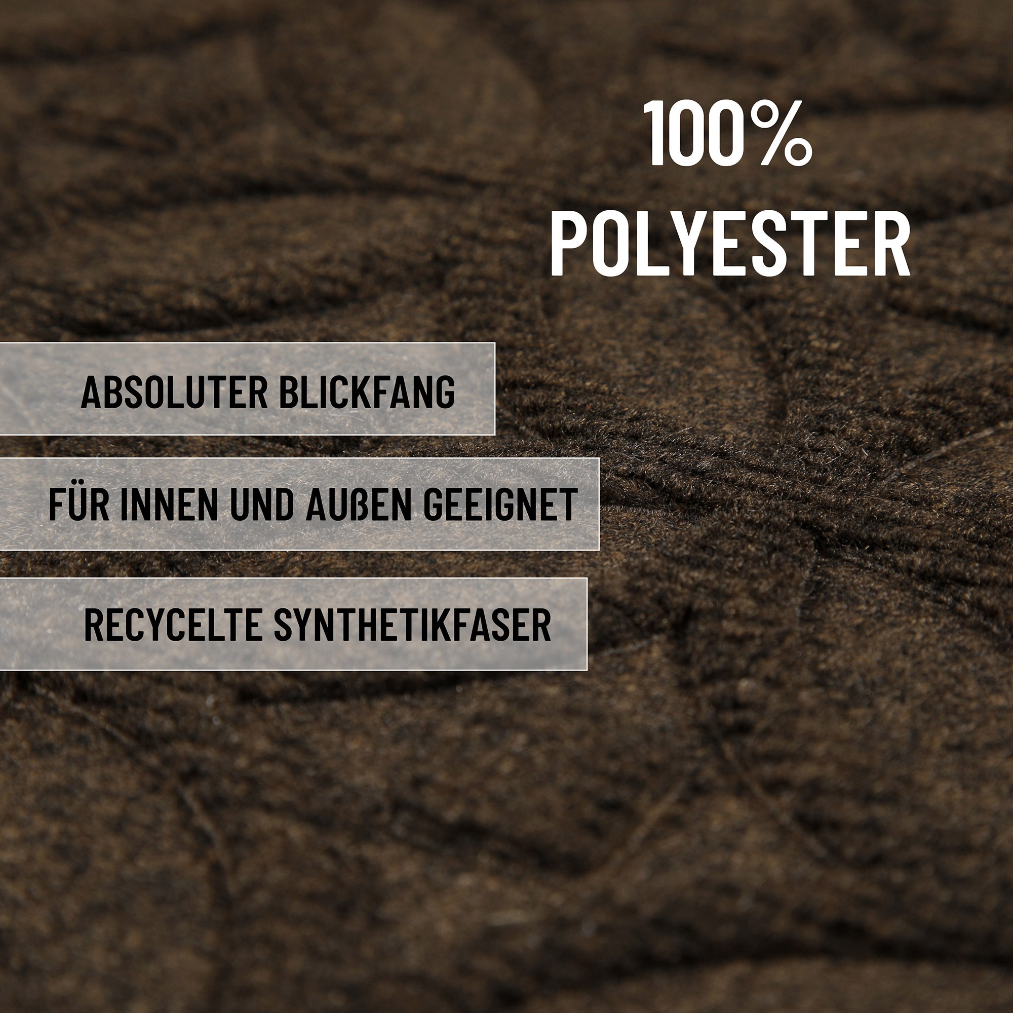 Wecon home Fußmatte »Midnight Mosaic« rechteckig 4 mm Höhe pflegeleicht, rutschfest, Ornamente, Innen & Außen, Schmutzfangmatte