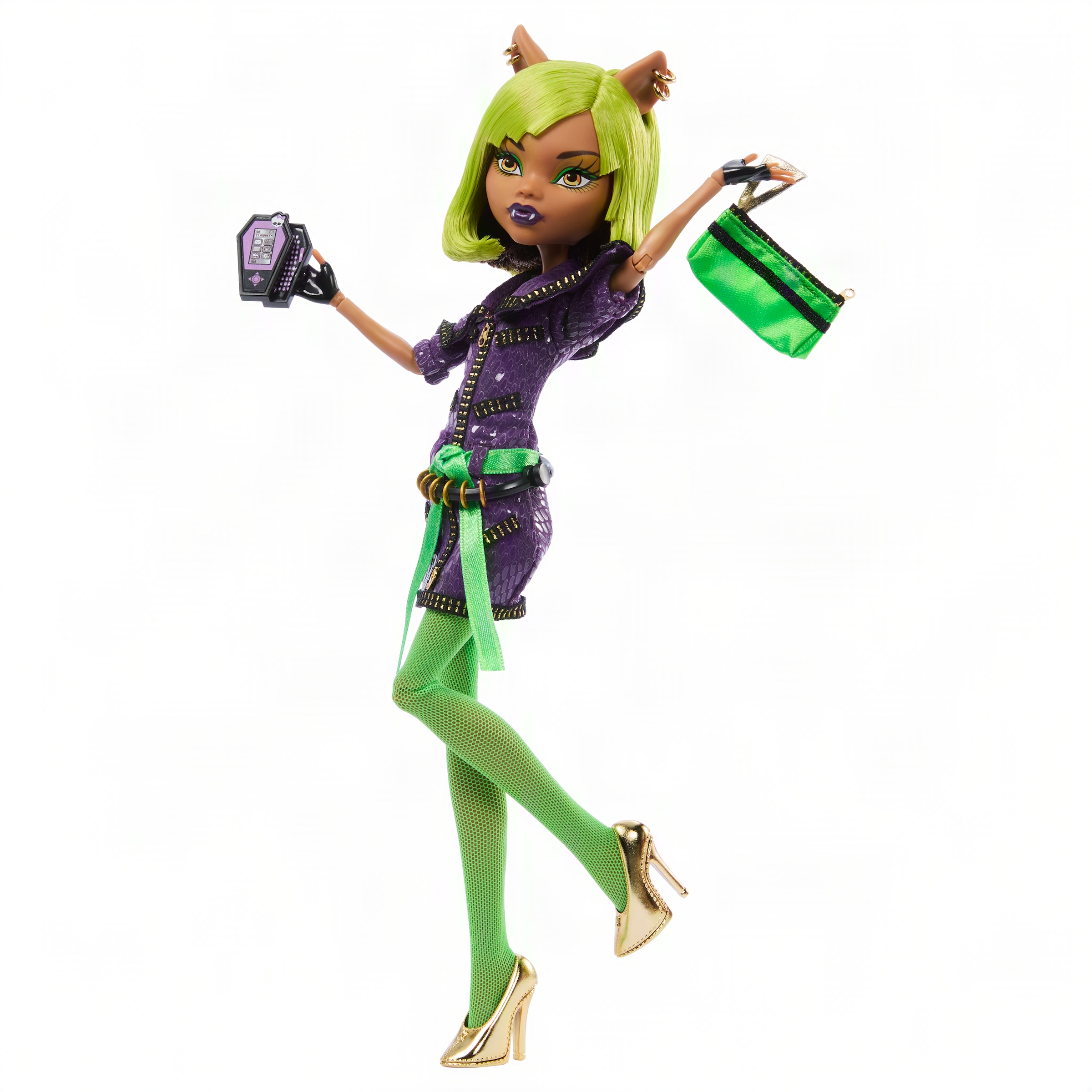 MonsterHigh™ Anziehpuppe »Mitternachtsparty, Clawdeen Wolf«