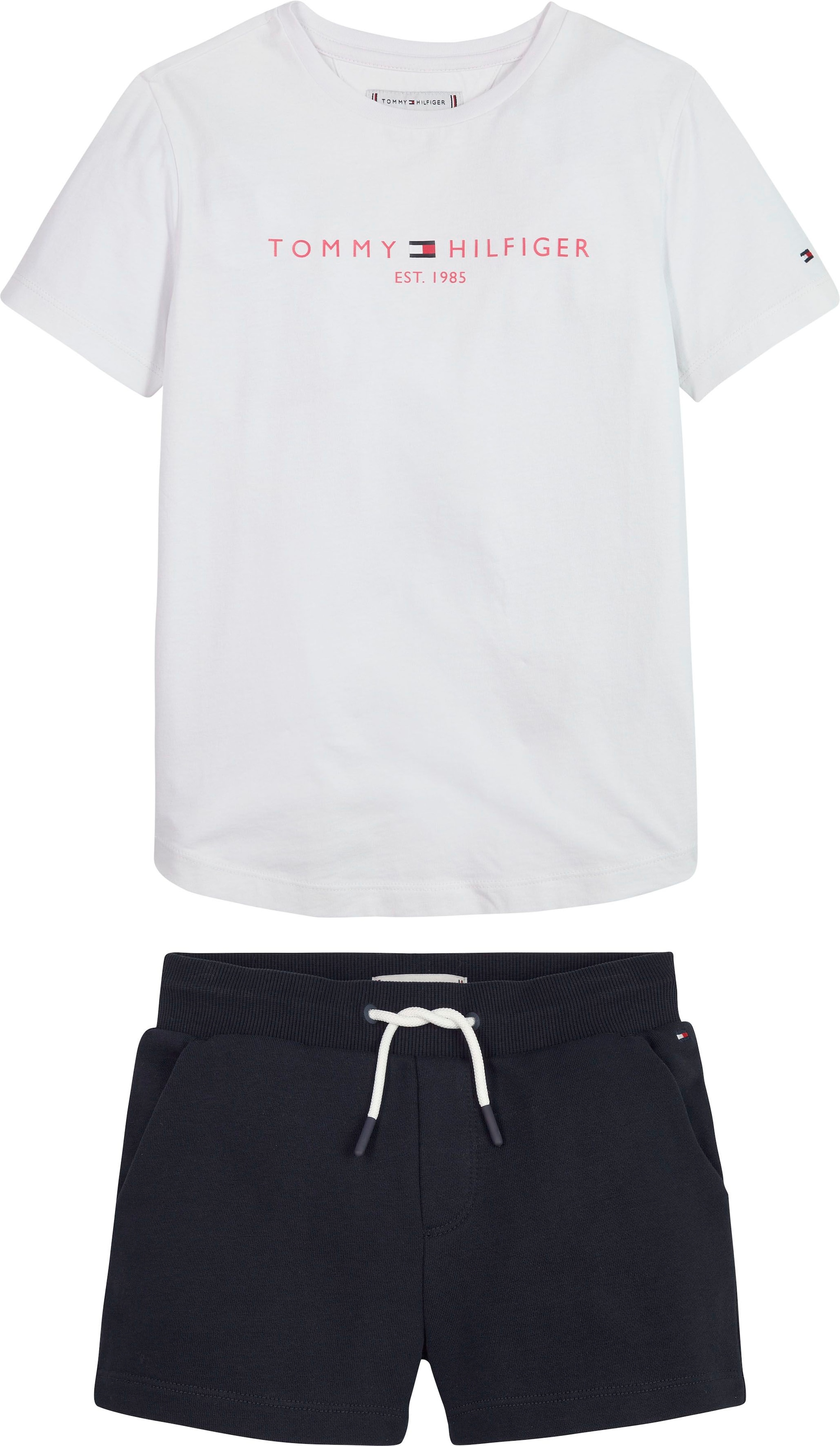 Tommy Hilfiger Sweatshirt »ESSENTIAL TEE SHORT SET«, mit kurzen Ärmeln bei  ♕ | Sweatshirts