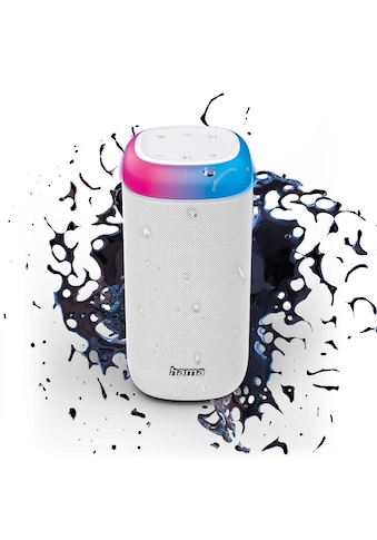 Hama Bluetooth-Lautsprecher »Bluetooth Box mit LED, 30 W, spritzwassergeschützt IPX4«,... kaufen
