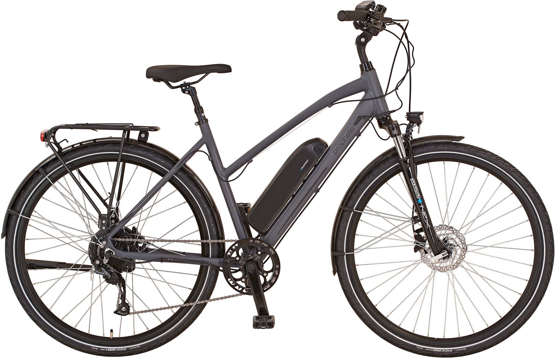 Prophete E-Bike »Entdecker 20.EST.10«, 8 Gang, Shimano, Altus, Heckmotor 250 W, Pedelec, Elektrofahrrad für Damen u. Herren, Trekkingrad