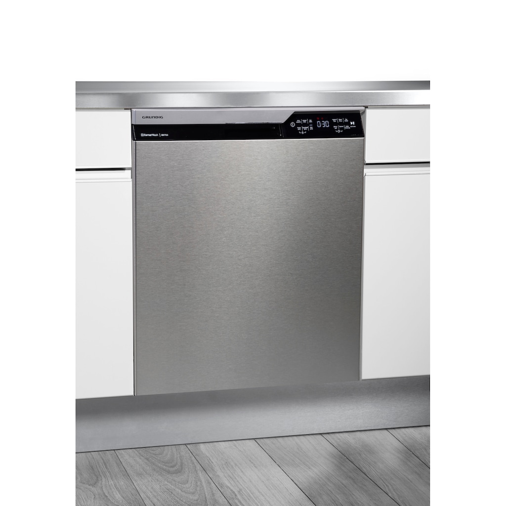 Grundig Unterbaugeschirrspüler »GNUP4620XC«, GNUP4620XC, 9,5 l, 16 Maßgedecke