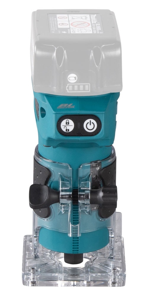 Makita Akku-Fräse »Kantenfräser »DRT52Z« 6 mm, 30.000 min⁻¹, ohne Akku und Ladegerät« leichte bürstenlose Akku-Kantenfräse für Tischler und Hobbyhandwerker