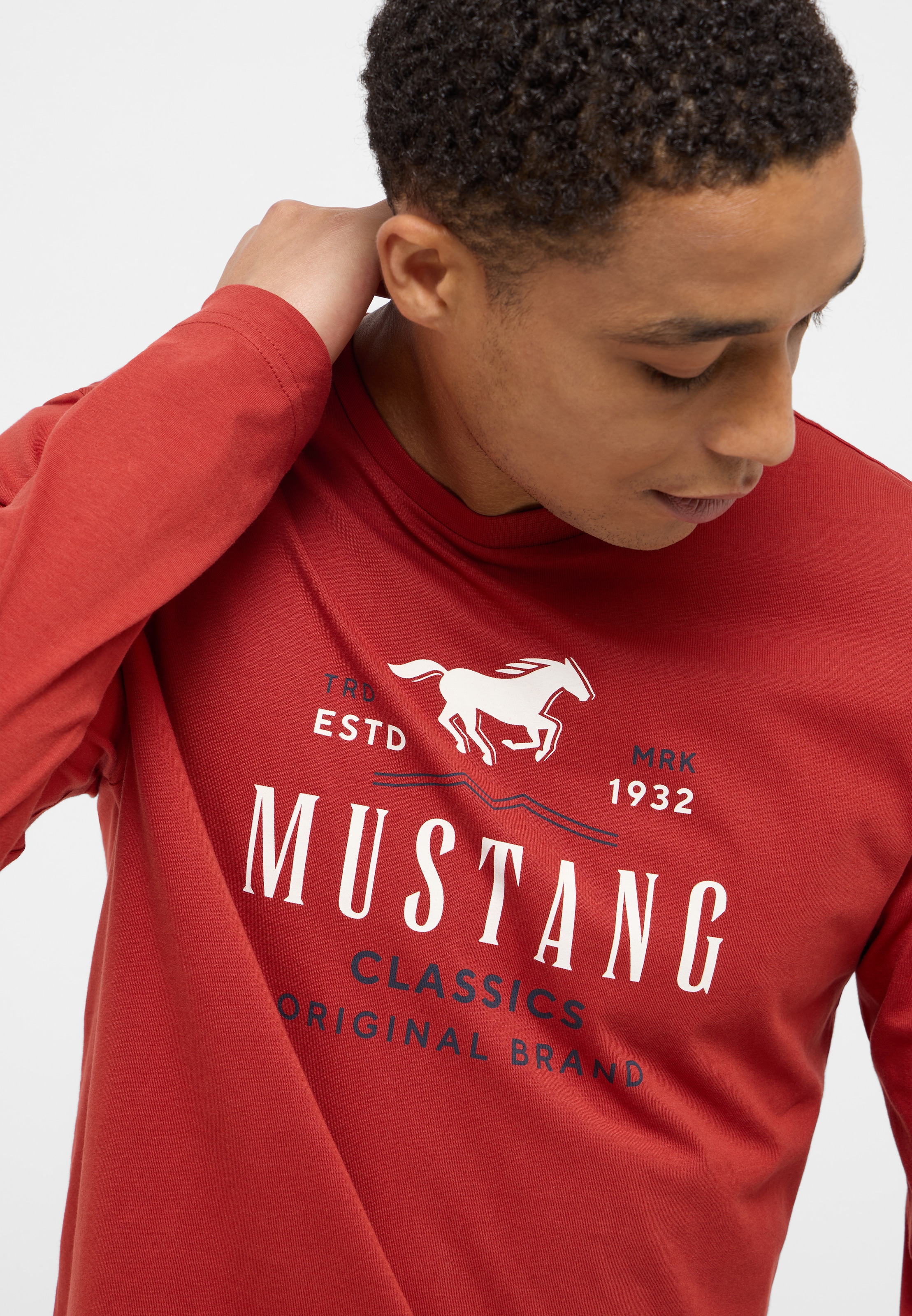 MUSTANG Langarmshirt »Style Adrian«