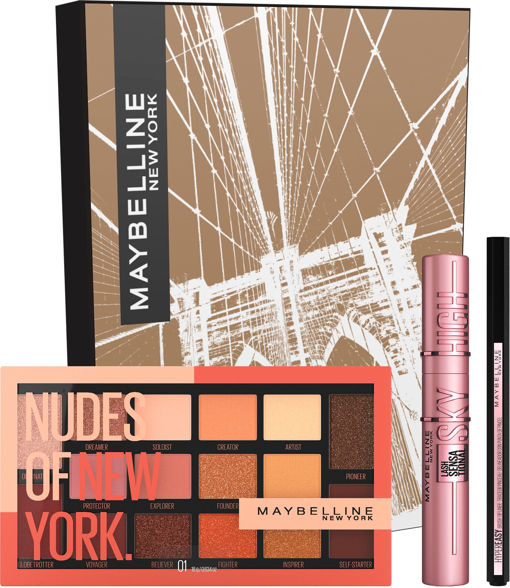 MAYBELLINE NEW YORK Schmink-Set »Augen Make-Up Set mit Sky High«