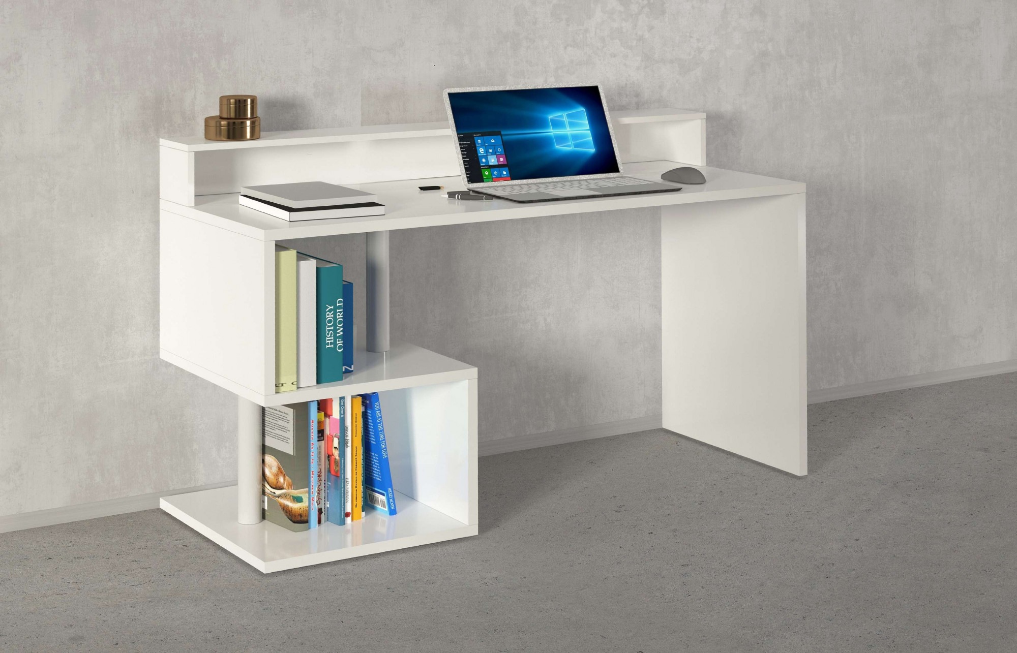 INOSIGN Schreibtisch »Esse, modernes Design«, in verschiedenen Breiten, mit und ohne Monitoraufsatz, Made in Italy