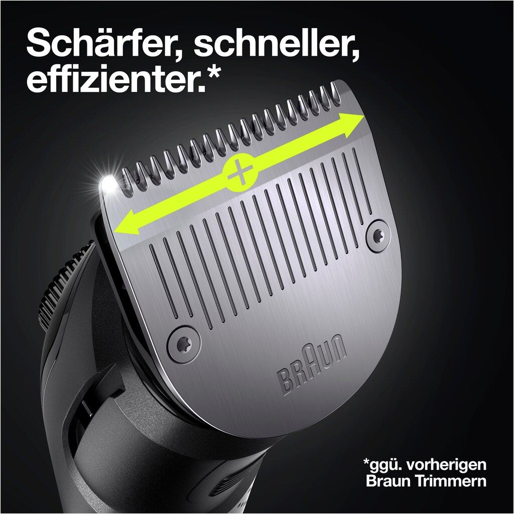 Braun Haarschneider »Barttrimmer 7 BT7320«, 4 Aufsätze