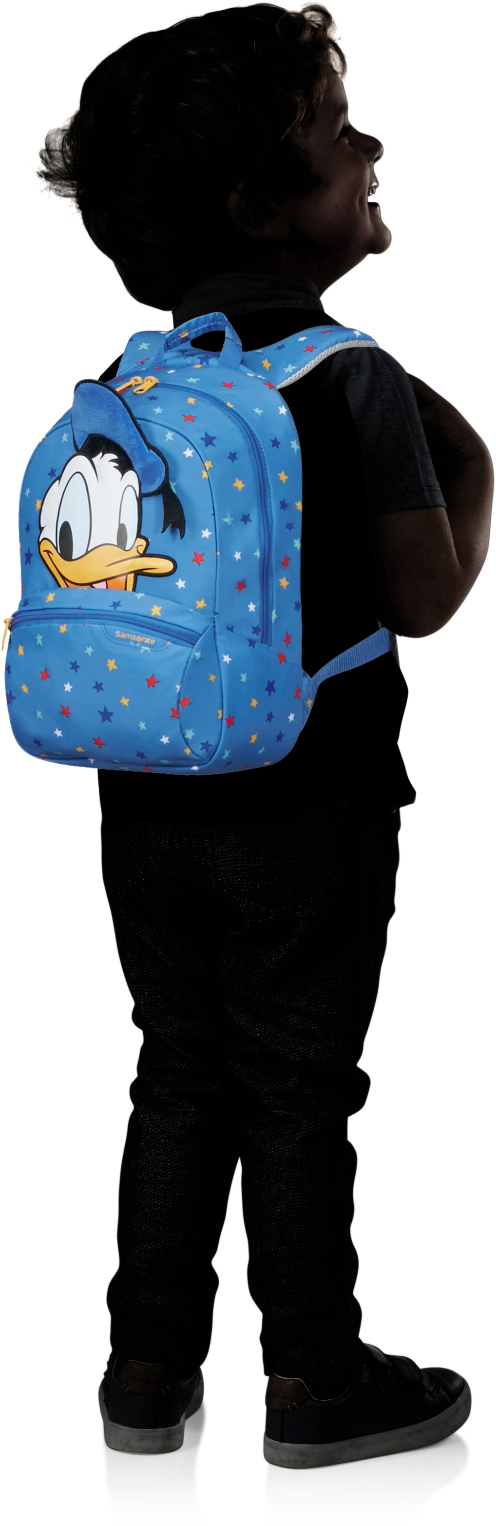 Samsonite Kinderrucksack »Disney Ultimate 2.0, S+, Donald Stars«, reflektierende Details, Freizeitrucksack für Kinder