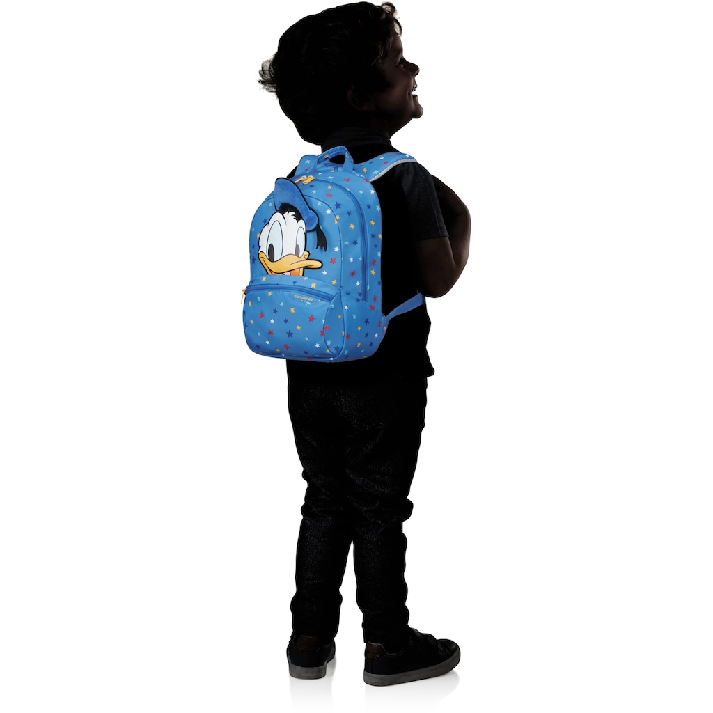 Samsonite Kinderrucksack »Disney Ultimate 2.0, S+, Donald Stars«, reflektierende Details