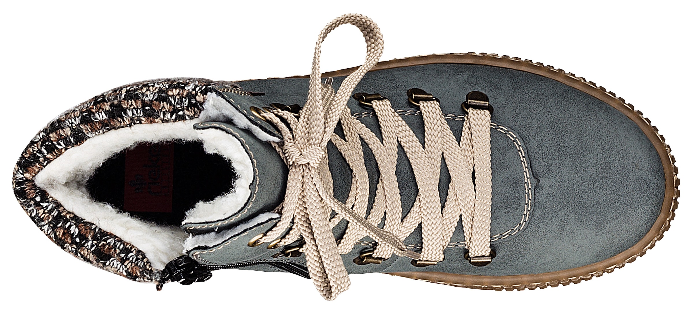 Rieker Winterboots, Winterstiefelette, Schnürboots, Outdoorboots mit Warmfutter