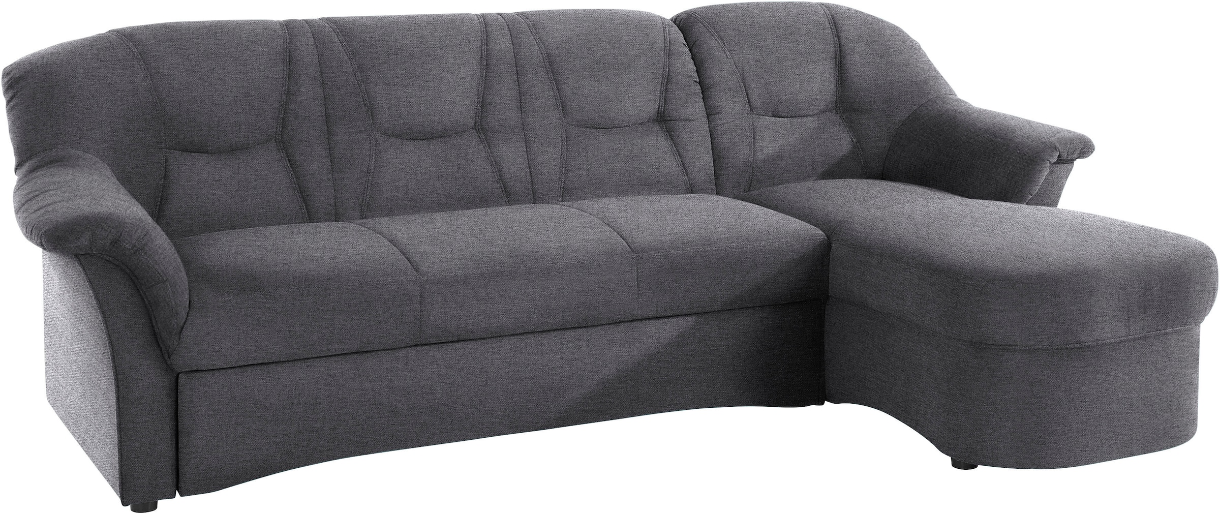 DOMO collection Ecksofa »Sarafina zeitlos und komfortabel, optional mit Federkern, L-Form«, wahlweise mit Bettfunktion